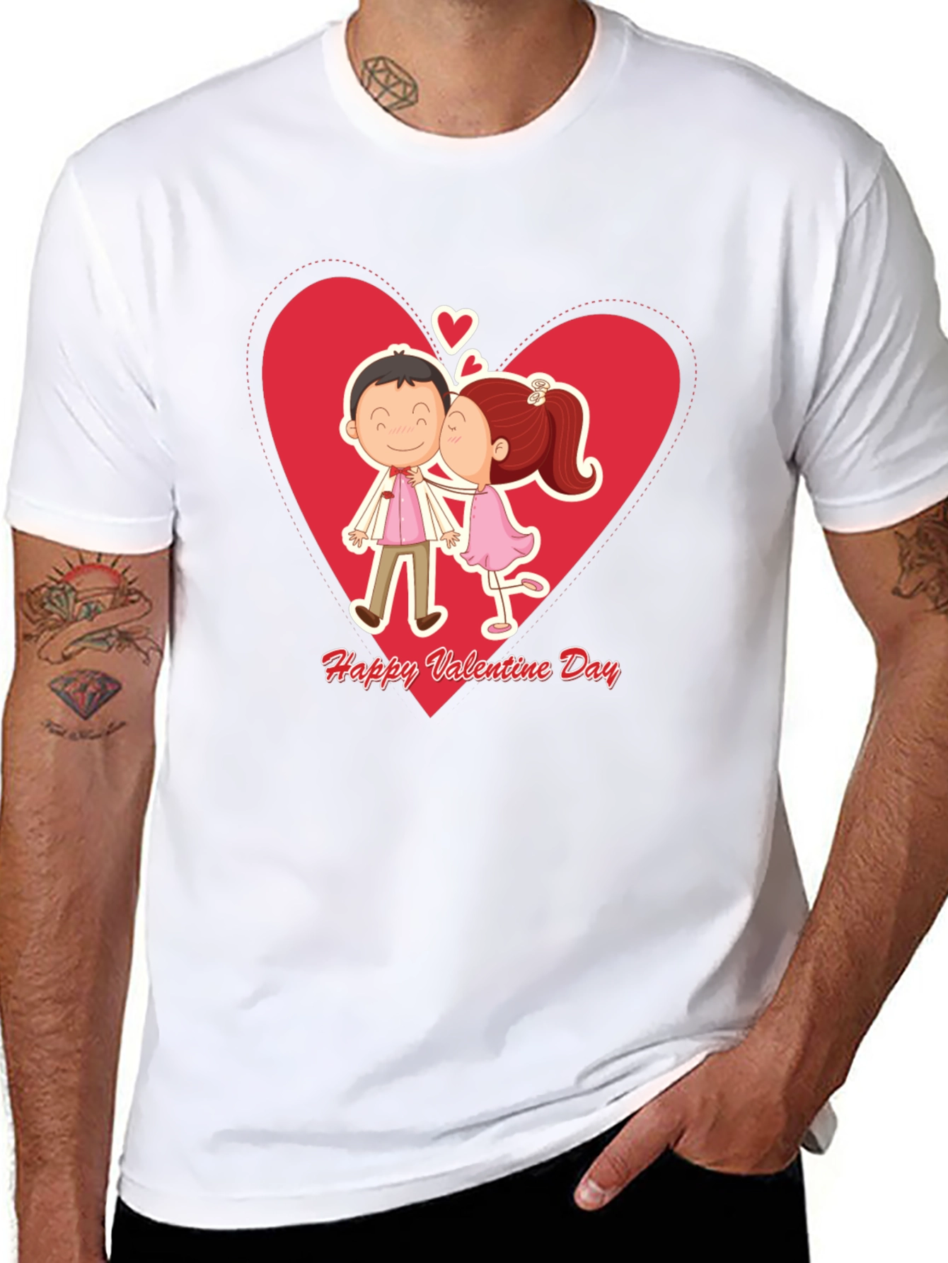 Valentines Day Couple Graphic Tee