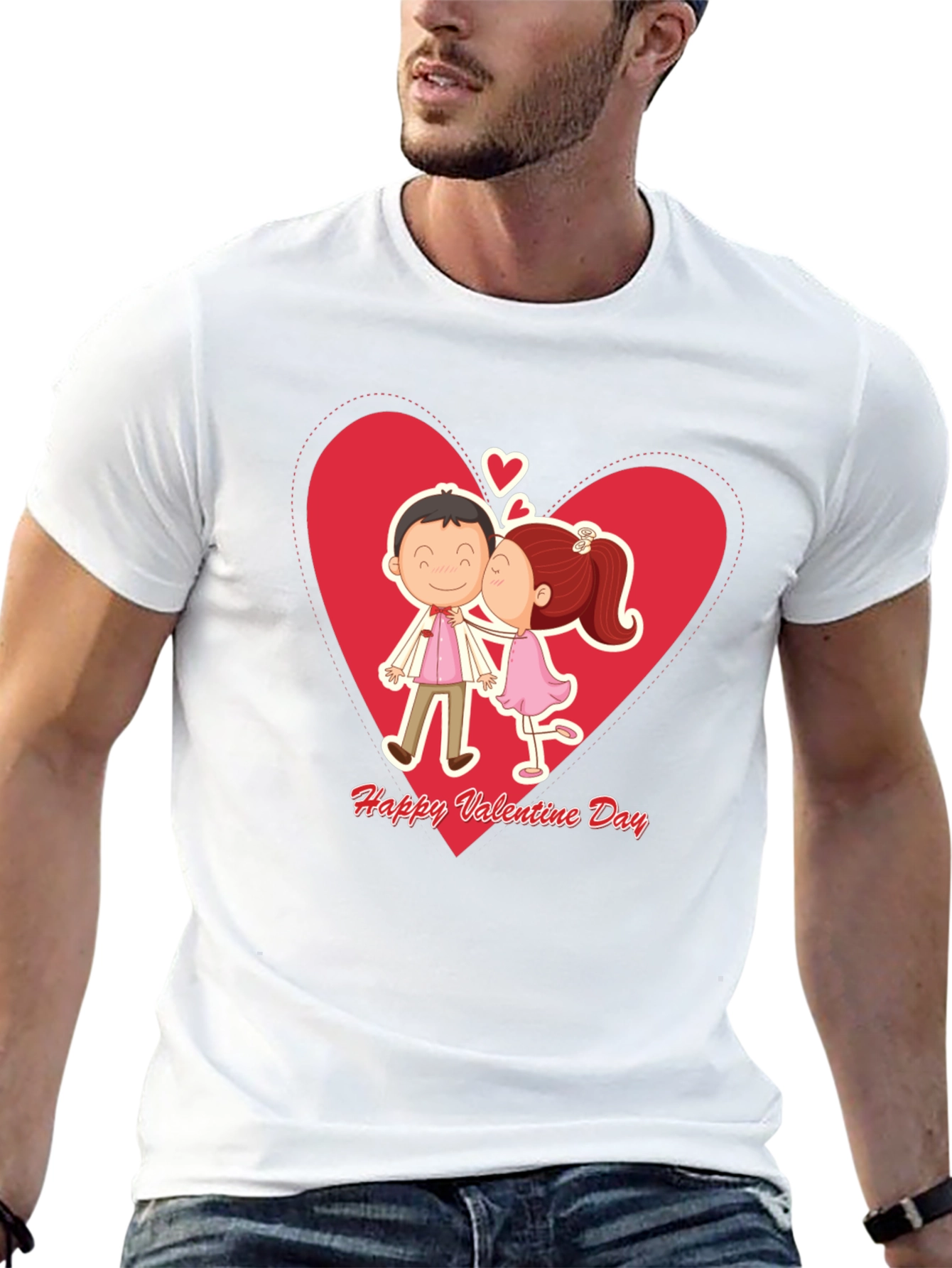 Valentines Day Couple Graphic Tee
