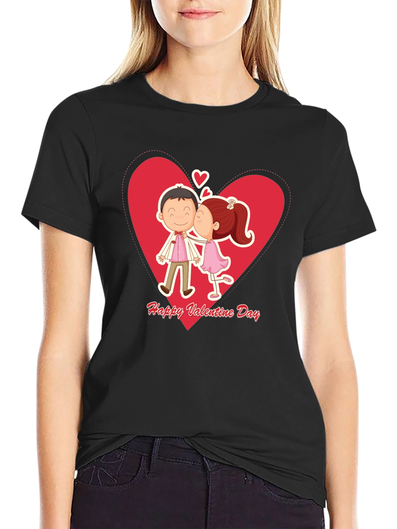 Valentines Day Couple Graphic Tee