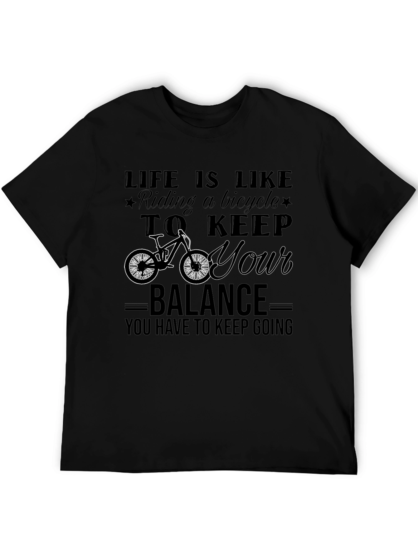 Life is Like Riding a Bicycle Graphic Tee