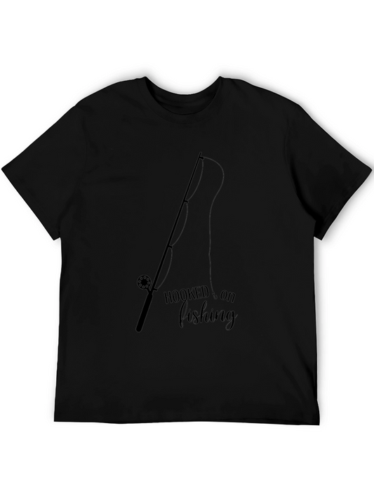 Hooked on Fishing T-Shirt - Angler Tee
