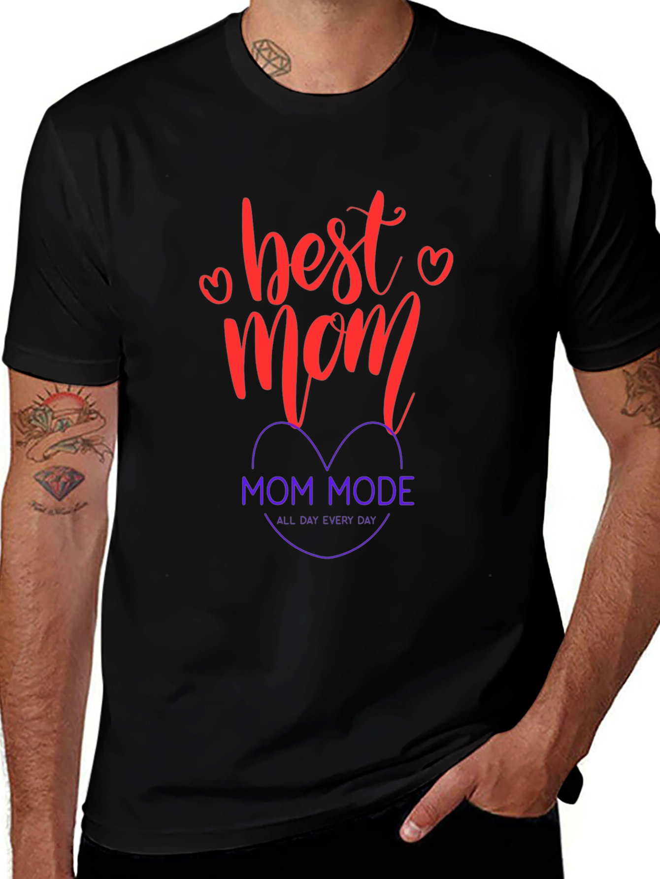 Best Mom Mode T-Shirt - All Day Every Day