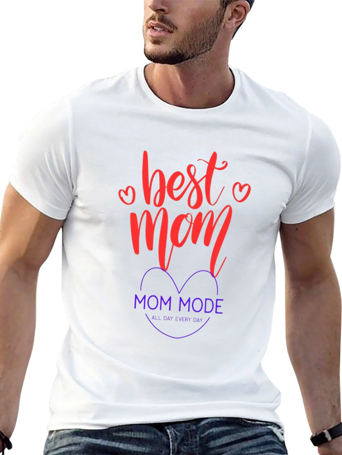 Best Mom Mode T-Shirt - All Day Every Day