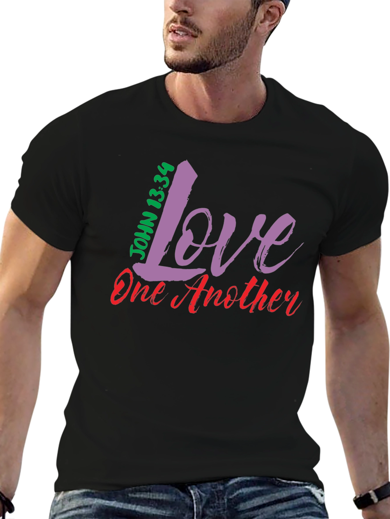 Love One Another Graphic T-Shirt - Christian Apparel