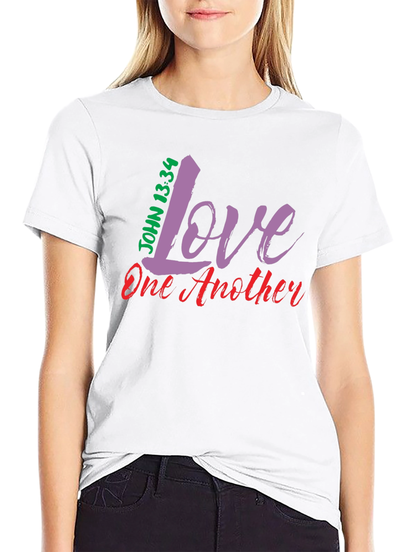 Love One Another Graphic T-Shirt - Christian Apparel