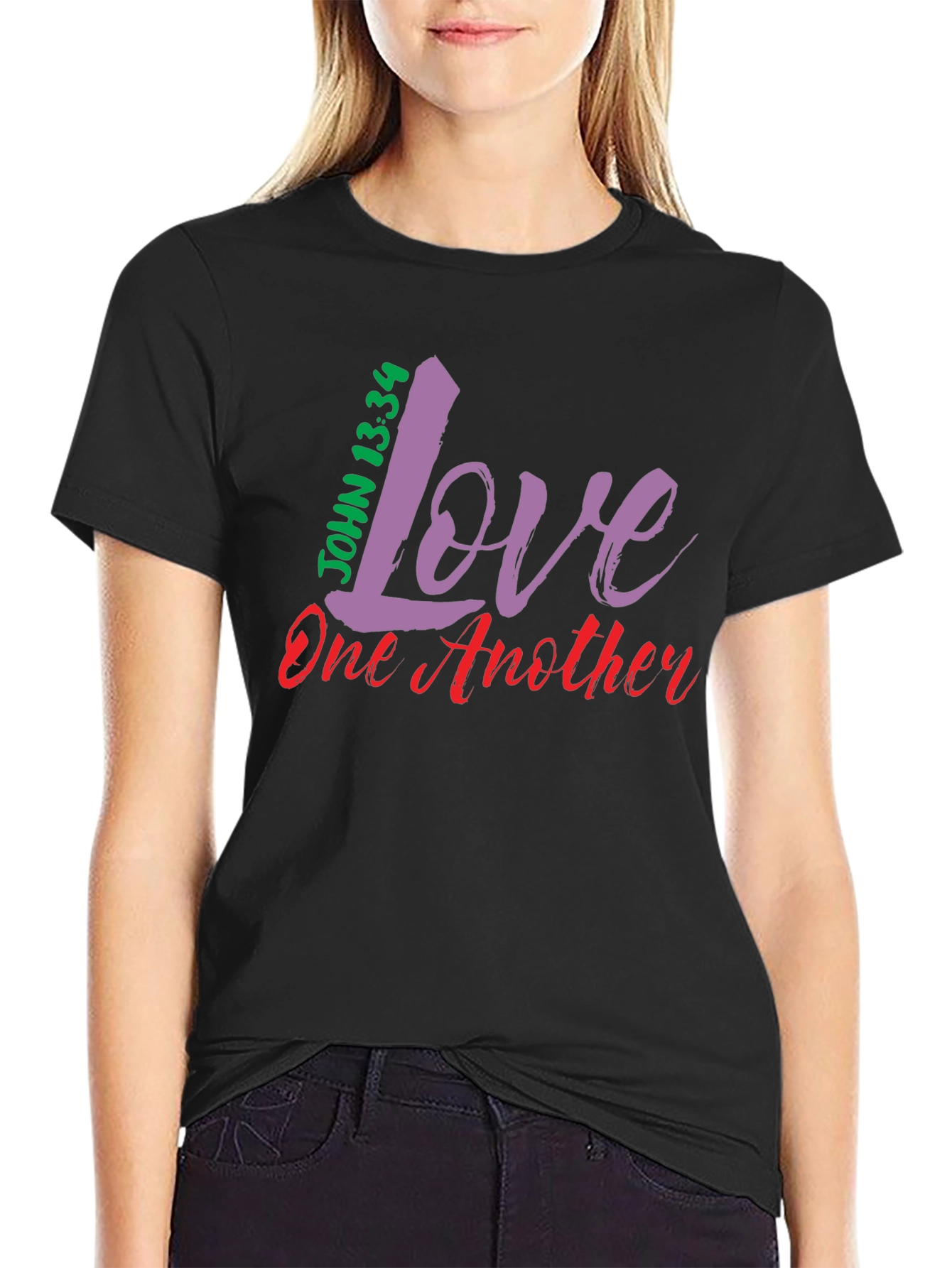 Love One Another Graphic T-Shirt - Christian Apparel
