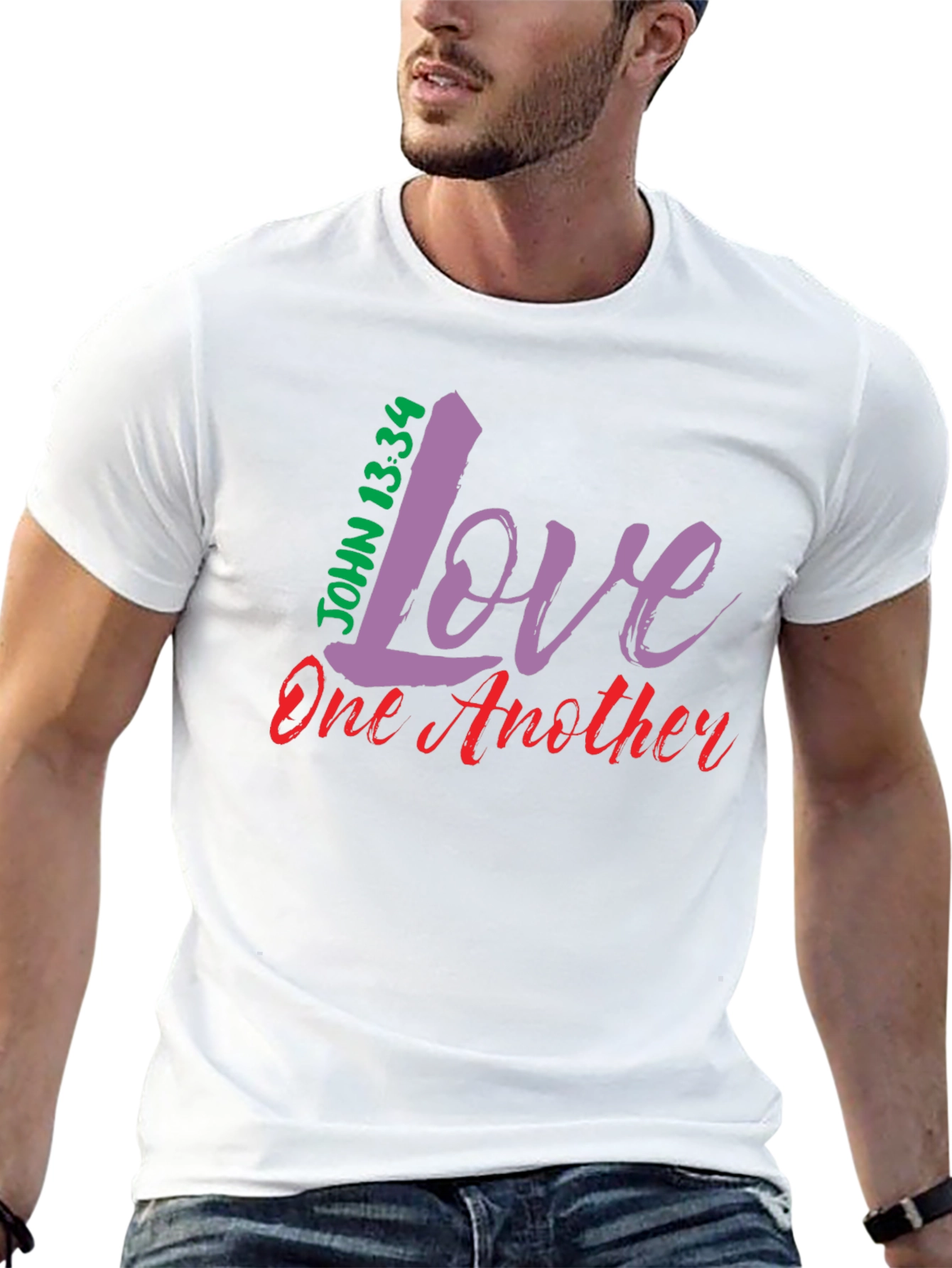 Love One Another Graphic T-Shirt - Christian Apparel