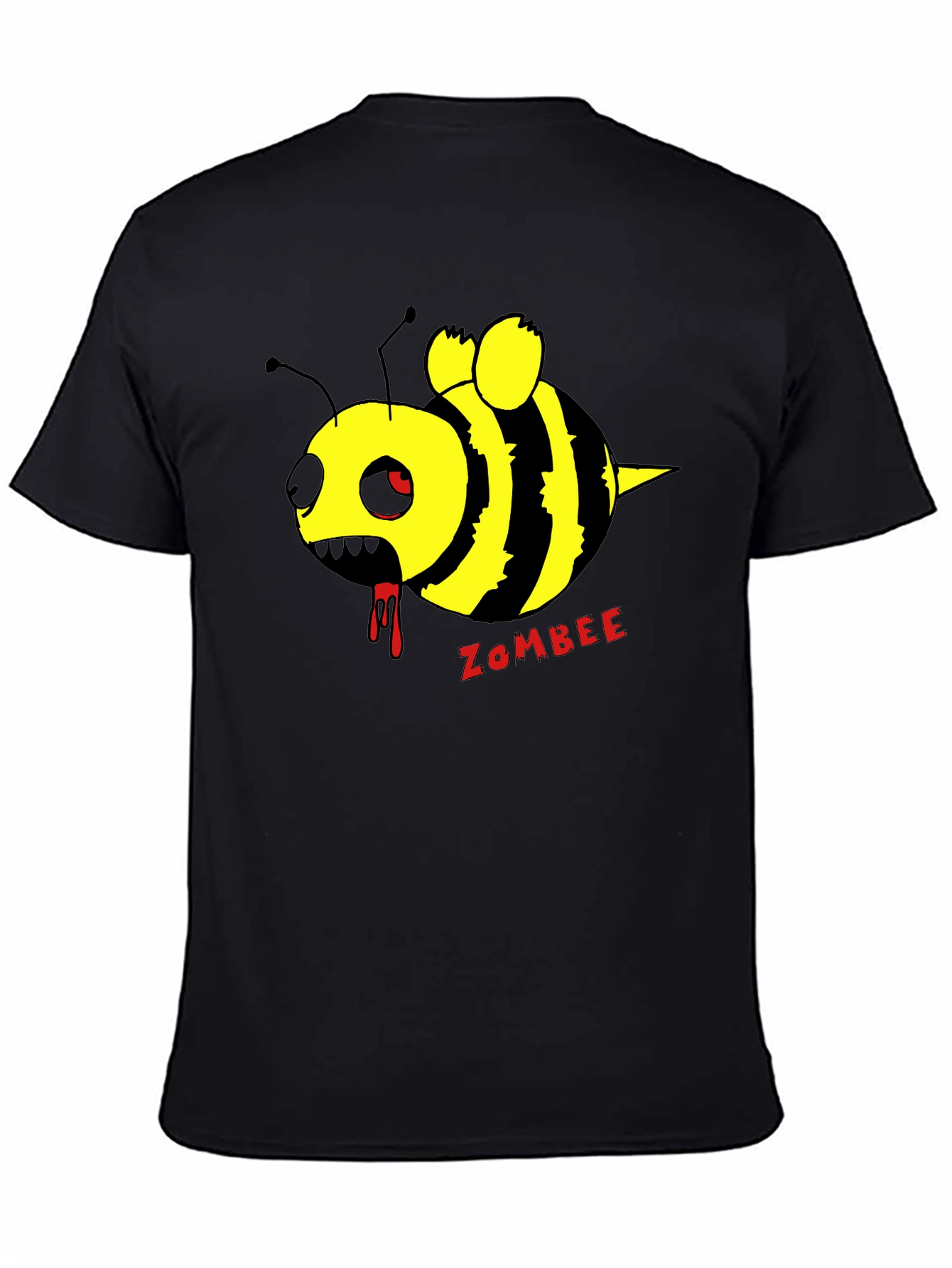 Zombee Graphic T-Shirt - Black Cotton Tee