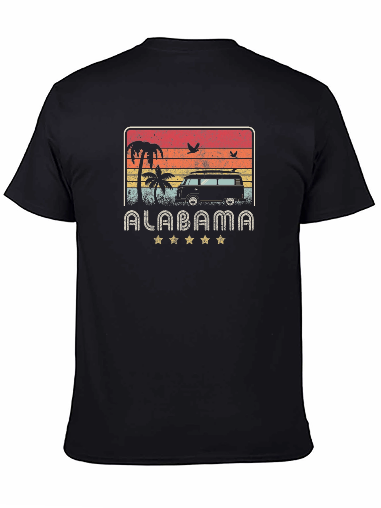 Alabama Retro Beach Van Graphic Tee