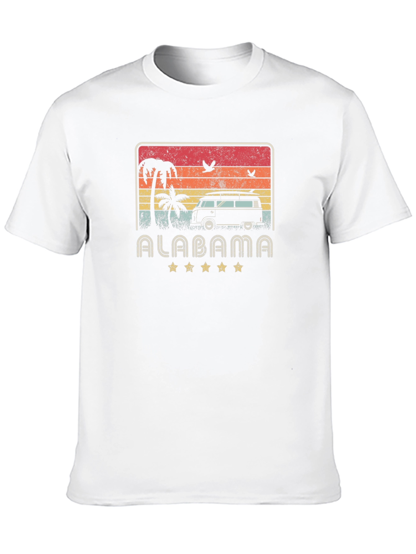 Alabama Retro Beach Van Graphic Tee
