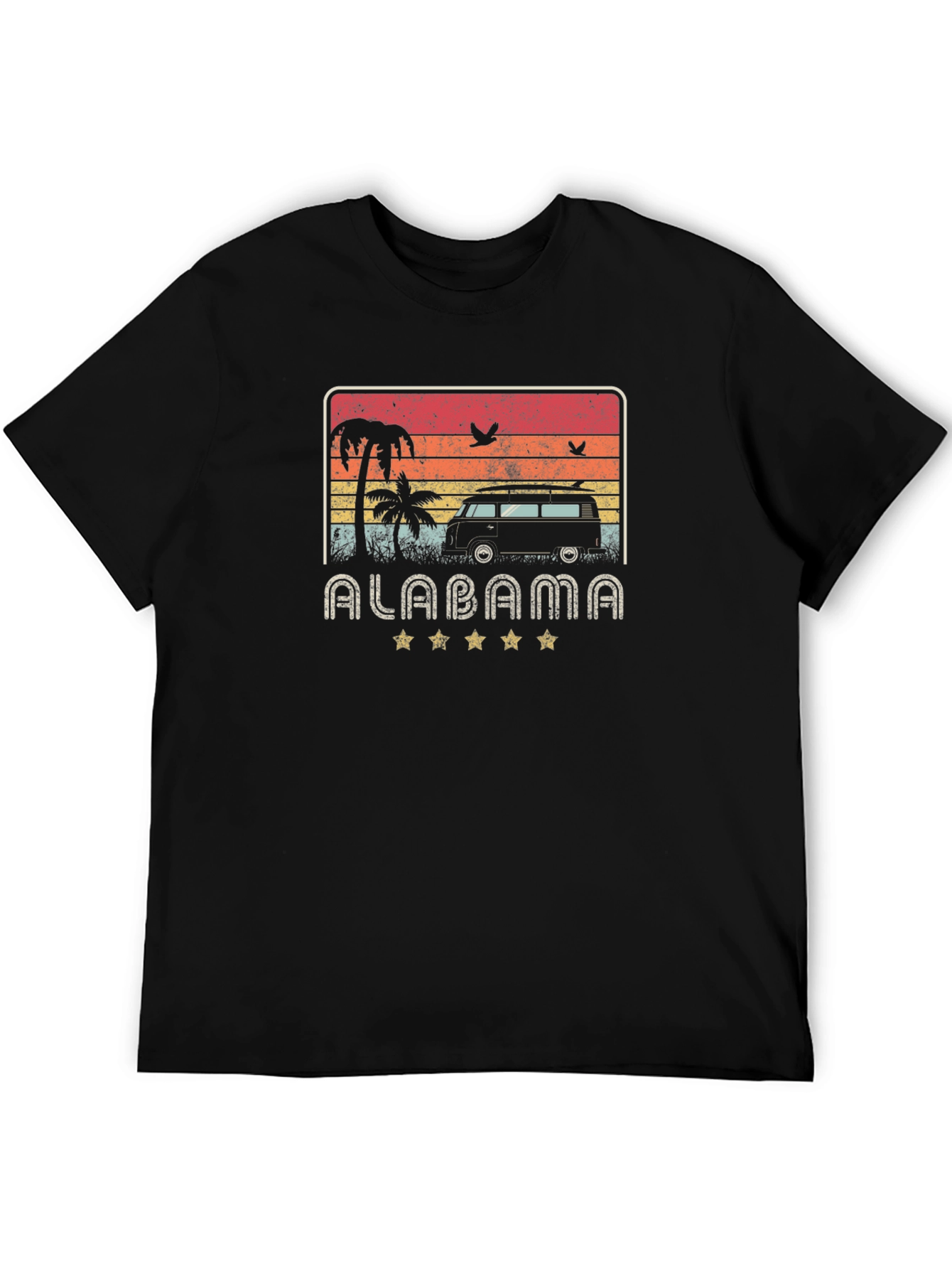 Alabama Retro Beach Van Graphic Tee