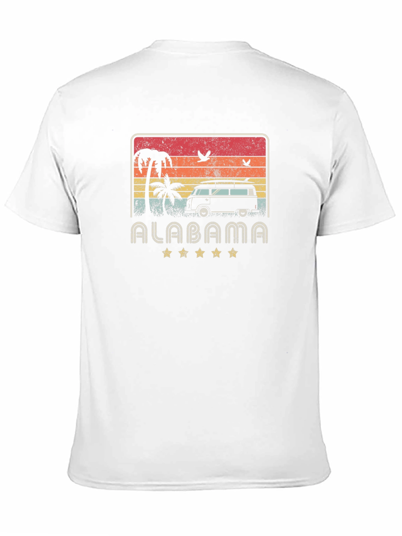 Alabama Retro Beach Van Graphic Tee