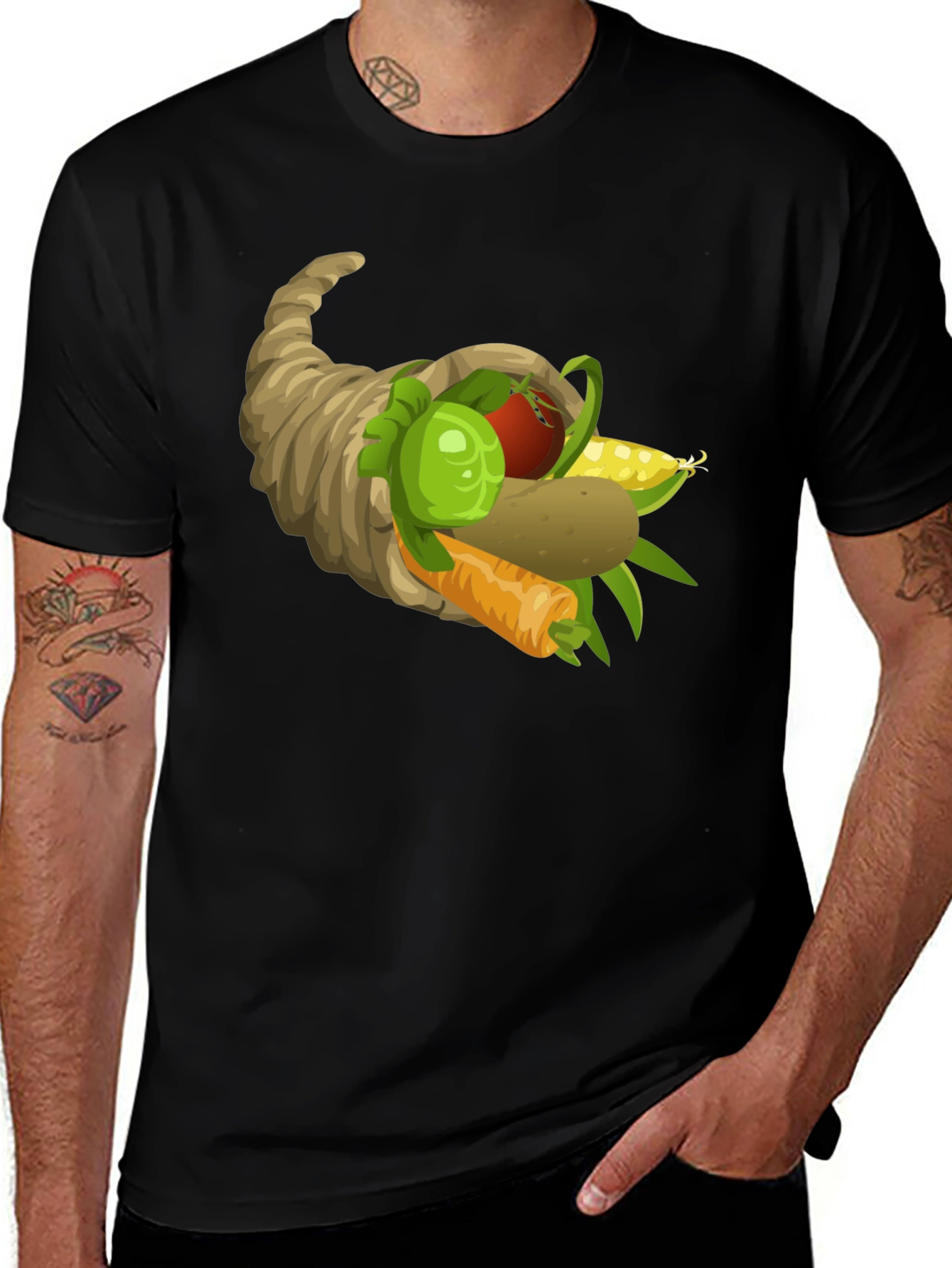 Cornucopia Graphic Tee - Harvest Time!