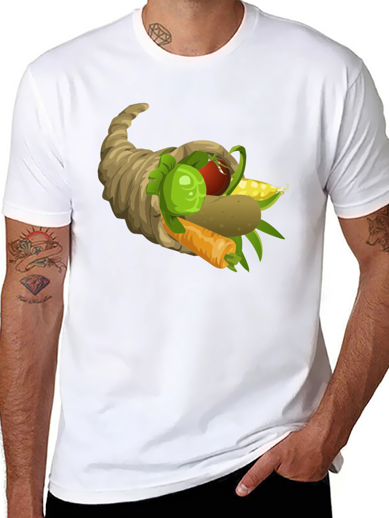 Cornucopia Graphic Tee - Harvest Time!