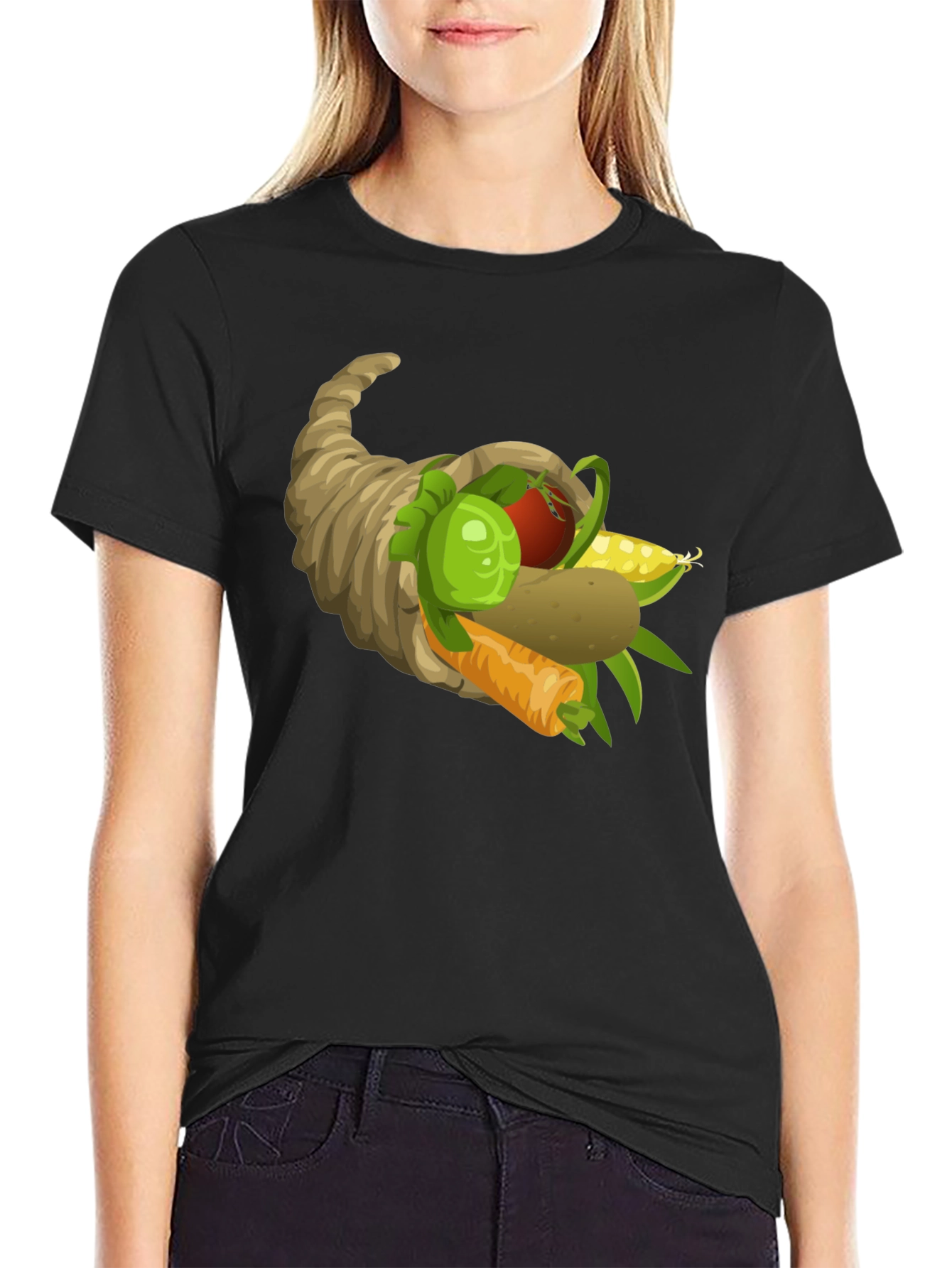 Cornucopia Graphic Tee - Harvest Time!
