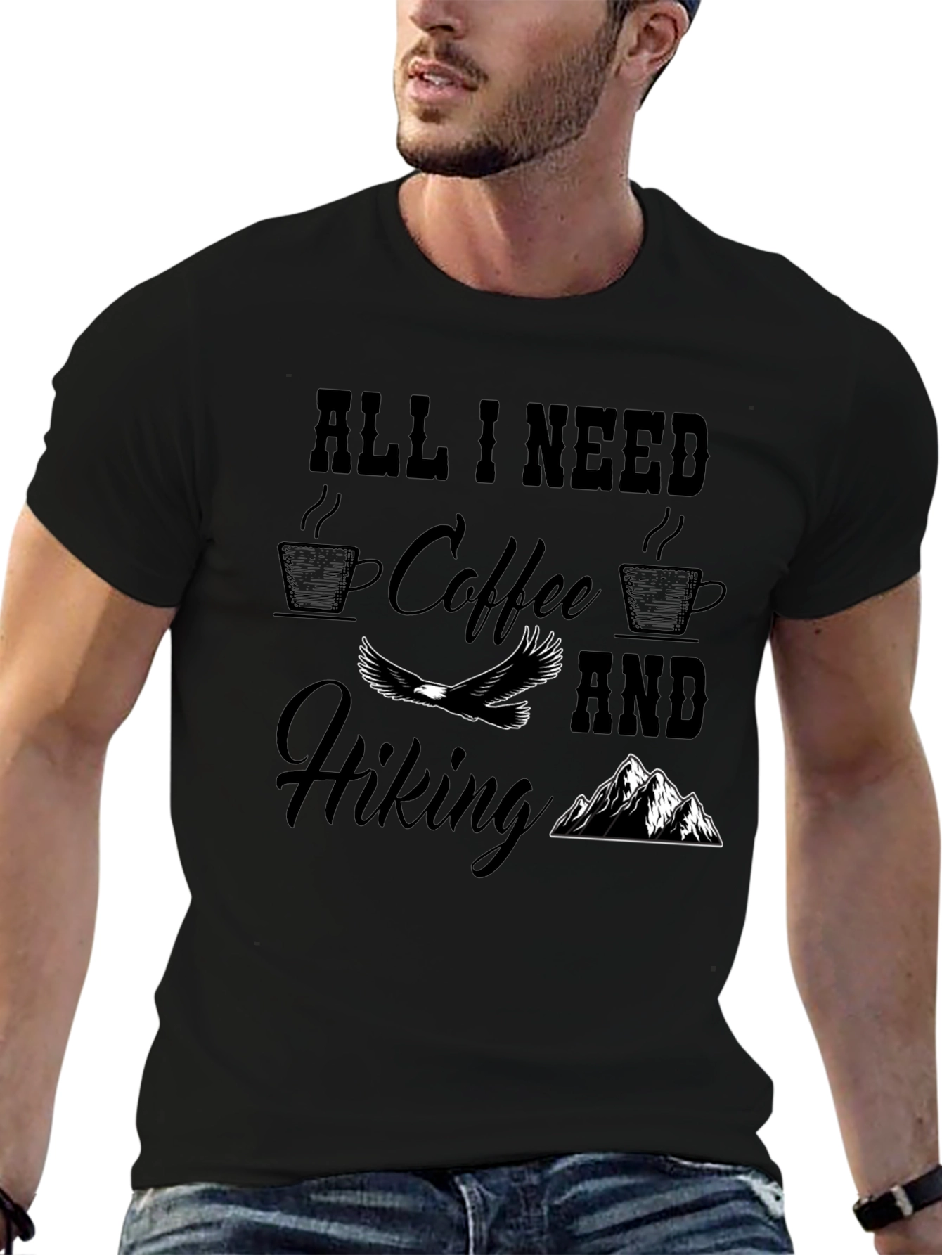 All I Need Coffee & Hiking T-Shirt Adventure Top