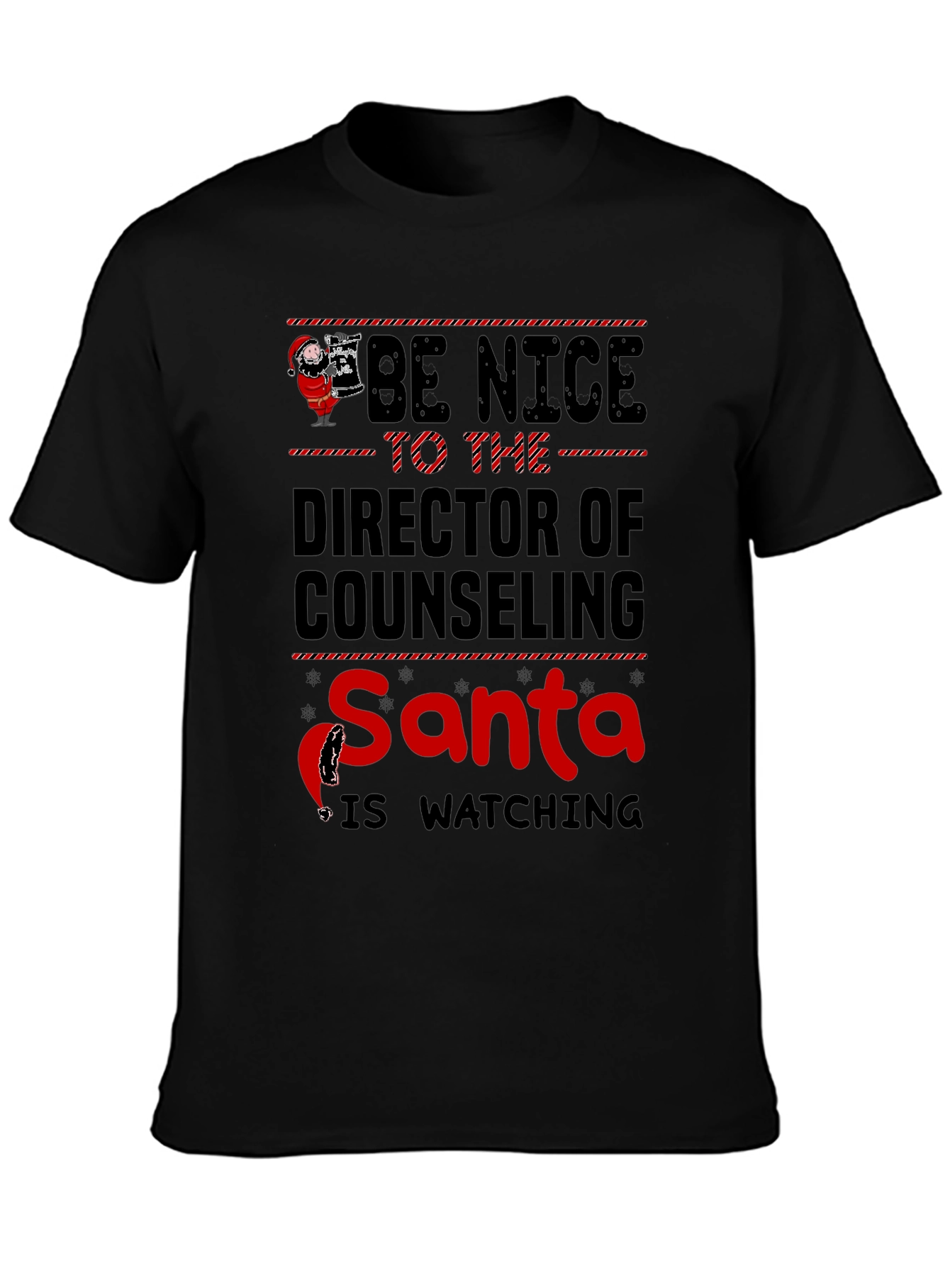 Be Nice to the Director Santa T-Shirt