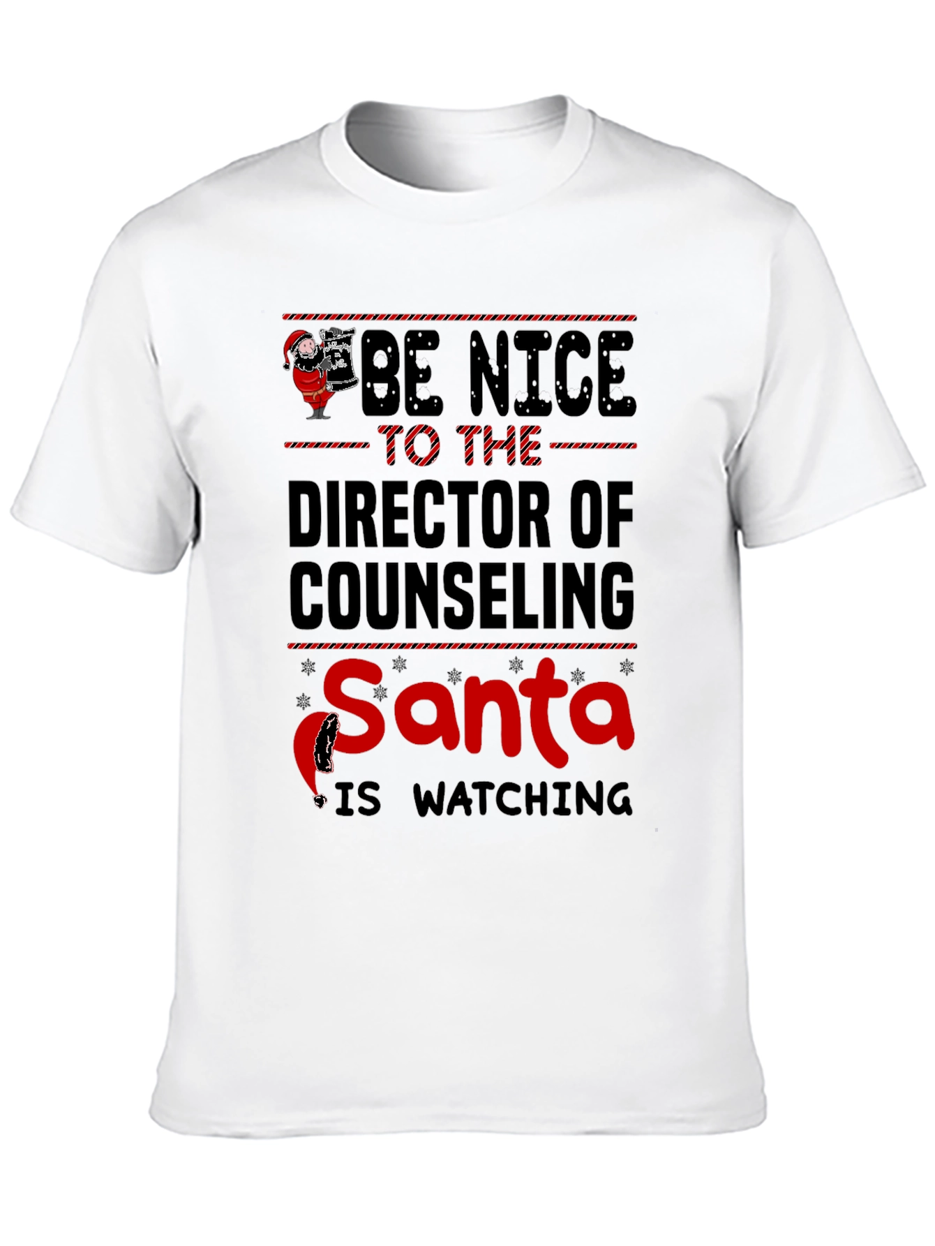 Be Nice to the Director Santa T-Shirt