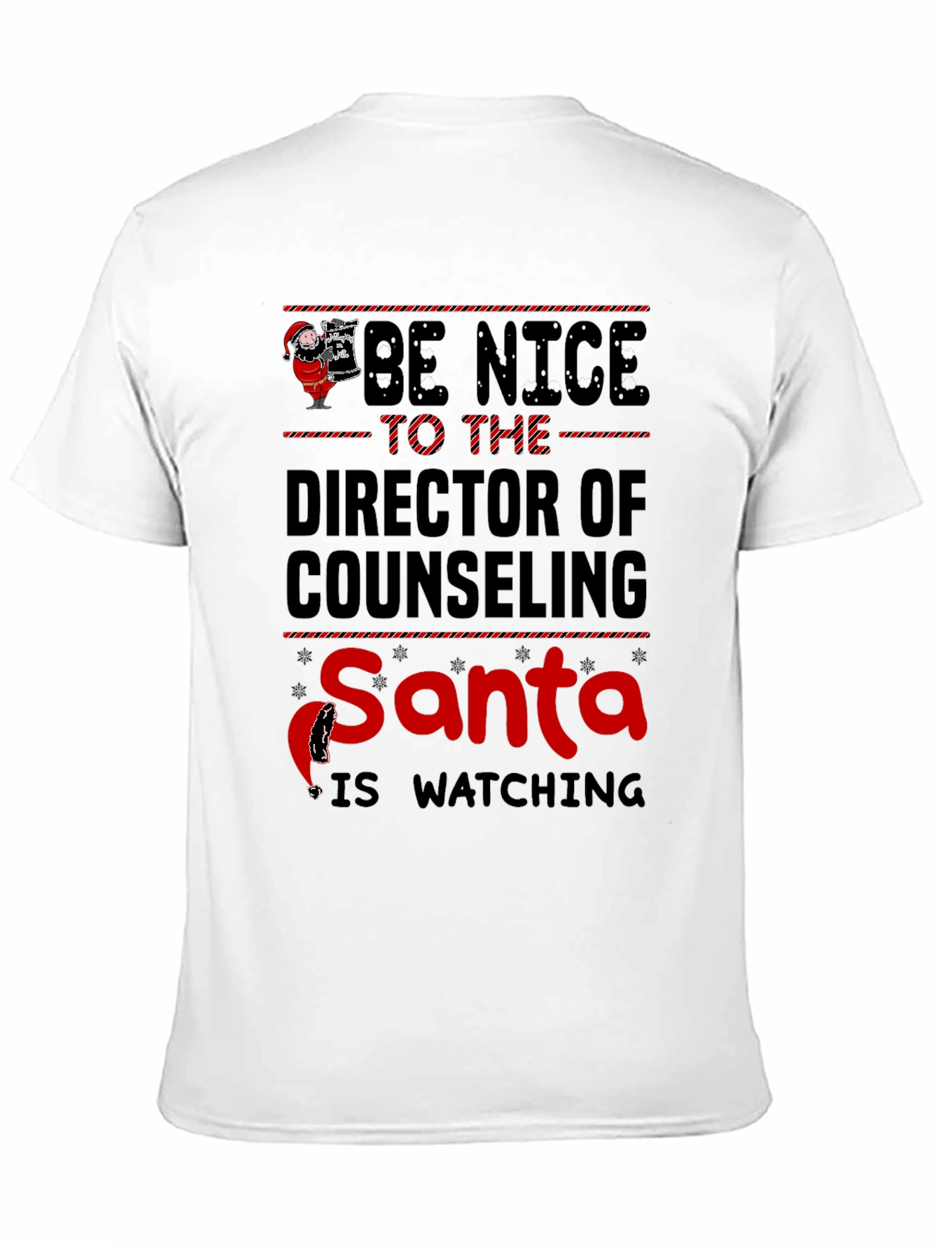 Be Nice to the Director Santa T-Shirt