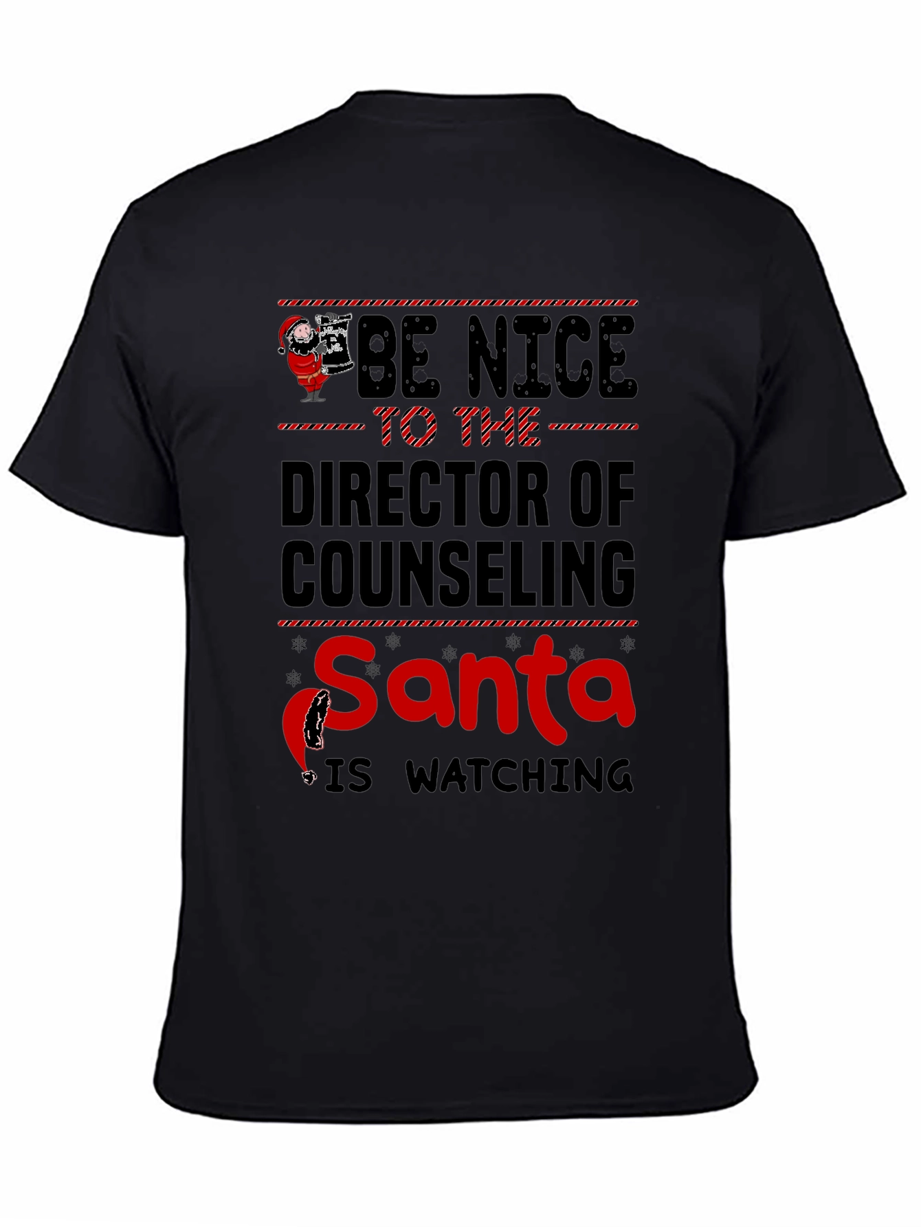 Be Nice to the Director Santa T-Shirt