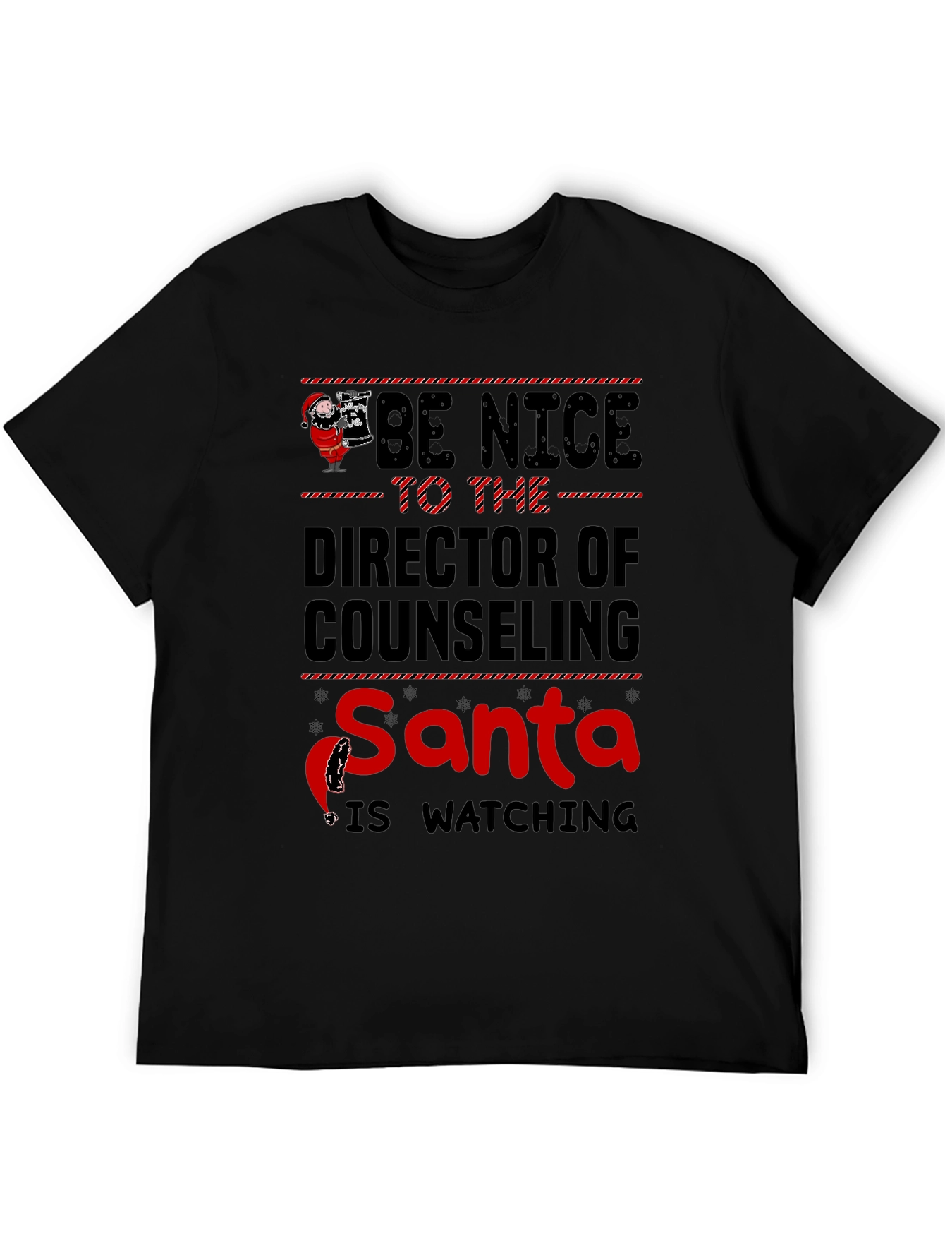 Be Nice to the Director Santa T-Shirt