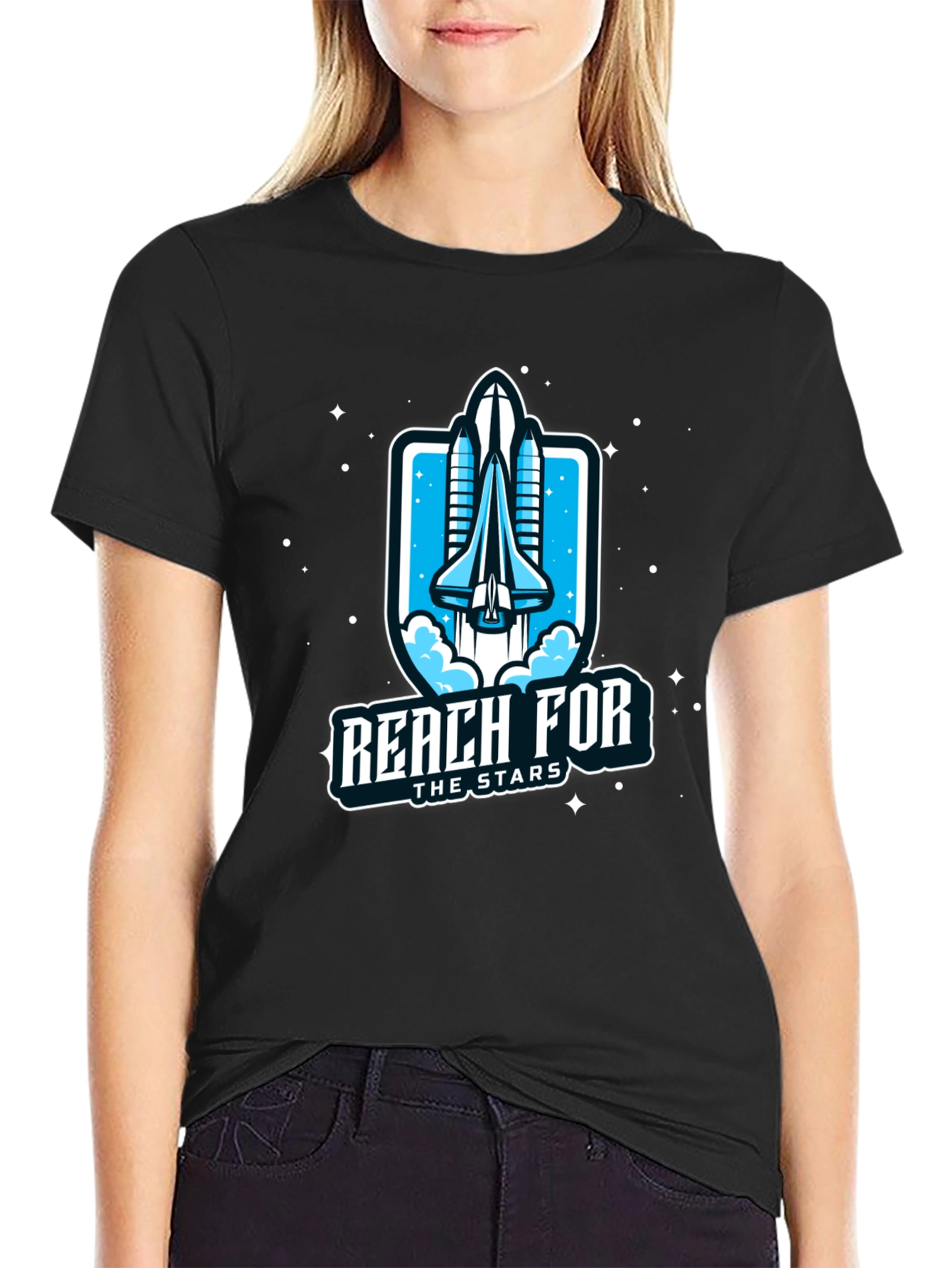 Reach for the Stars Space Shuttle T-Shirt
