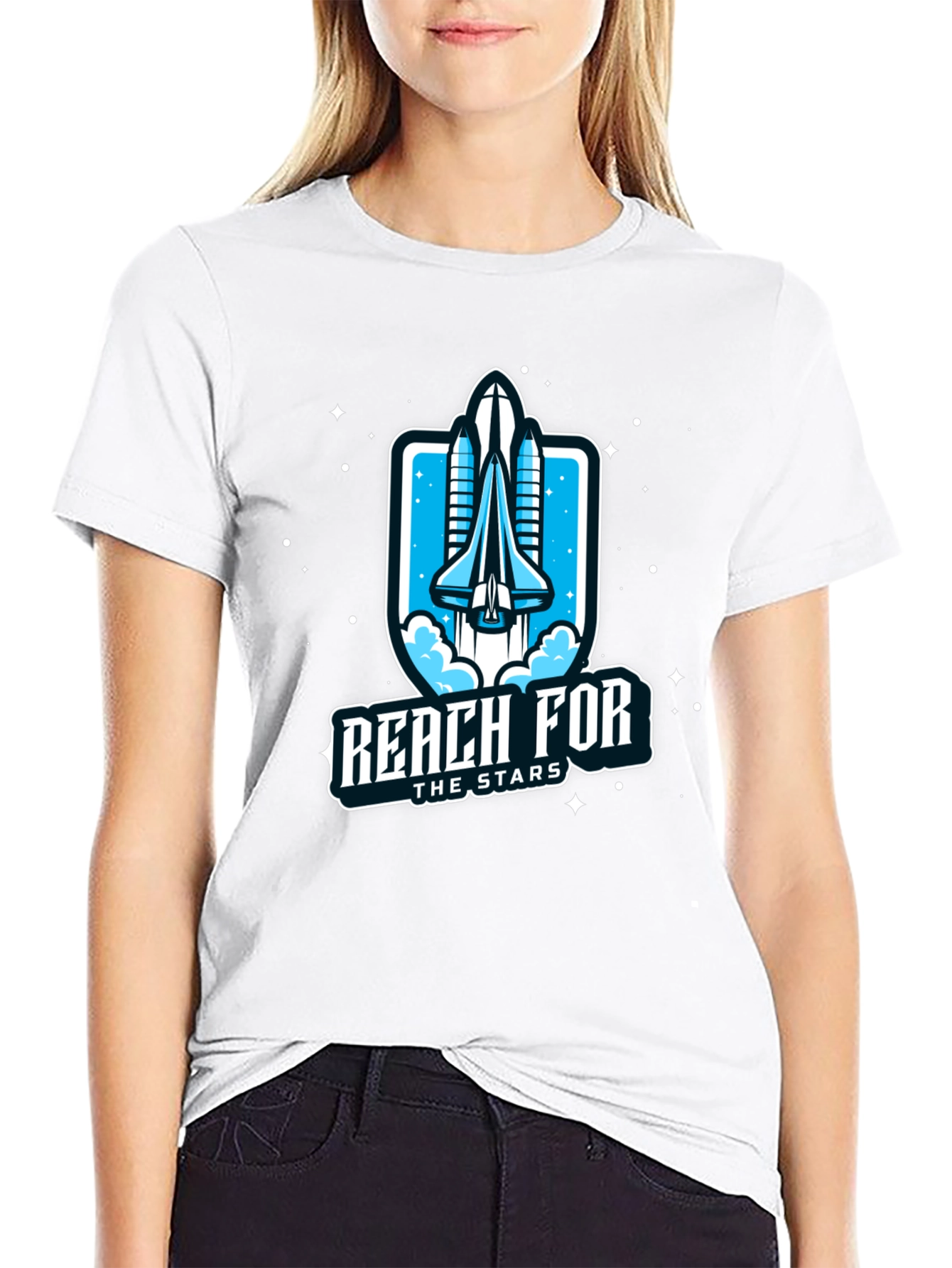 Reach for the Stars Space Shuttle T-Shirt