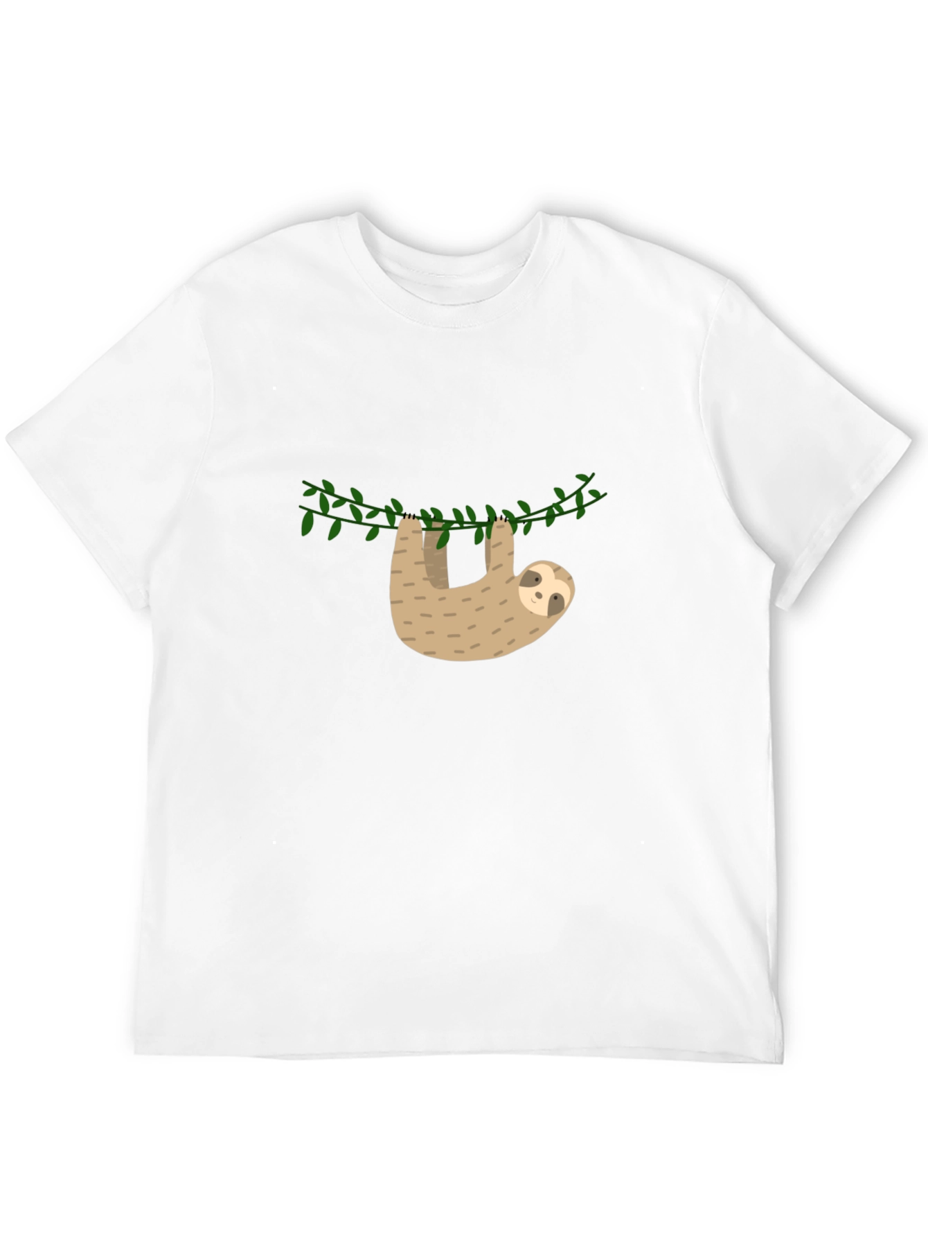 Sloth Hangin Around Graphic Tee - Casual Comfort