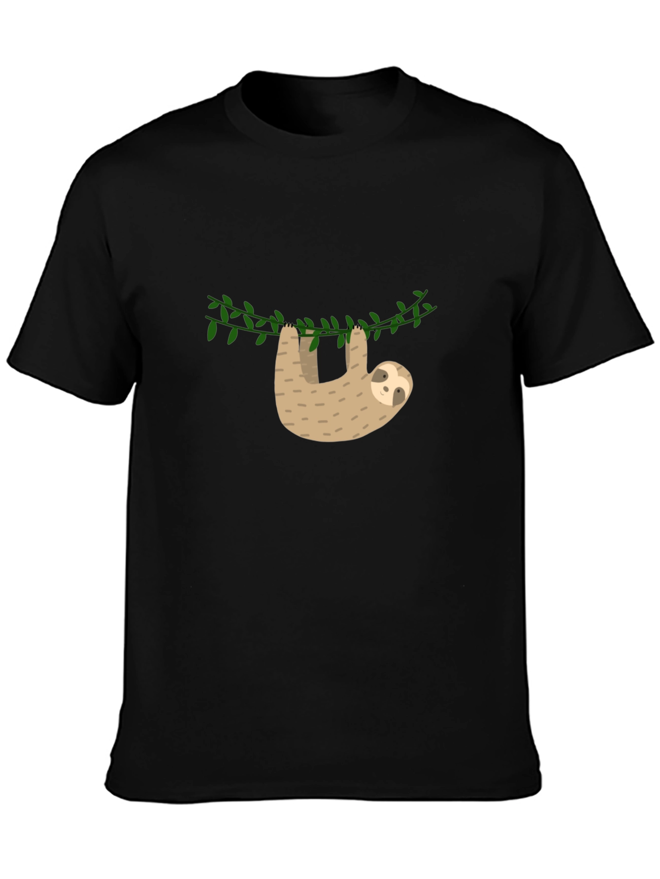 Sloth Hangin Around Graphic Tee - Casual Comfort