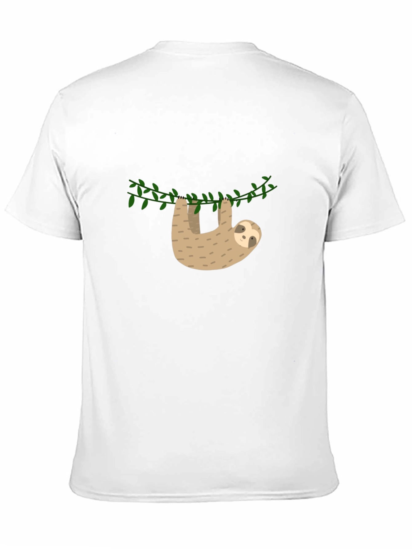 Sloth Hangin Around Graphic Tee - Casual Comfort
