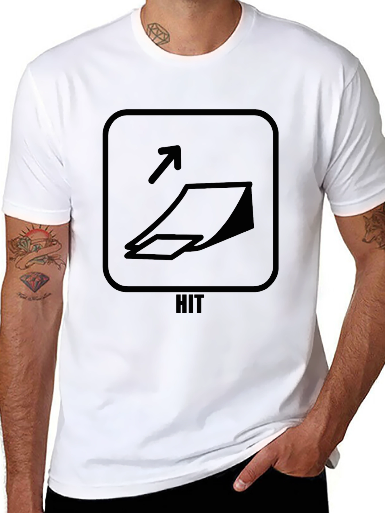 Skate Ramp Tee: Hit It!