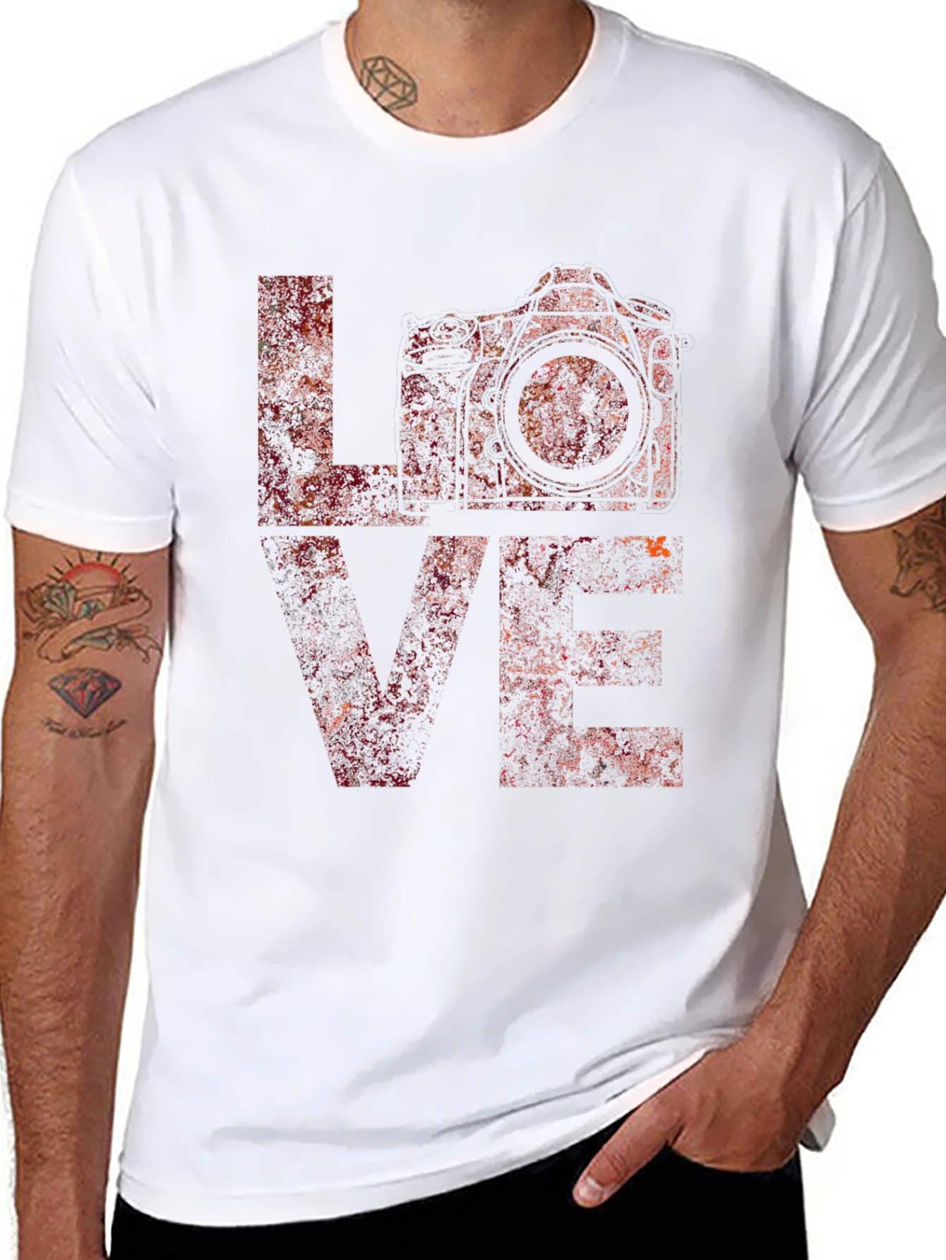 Love Photography Black Graphic Tee