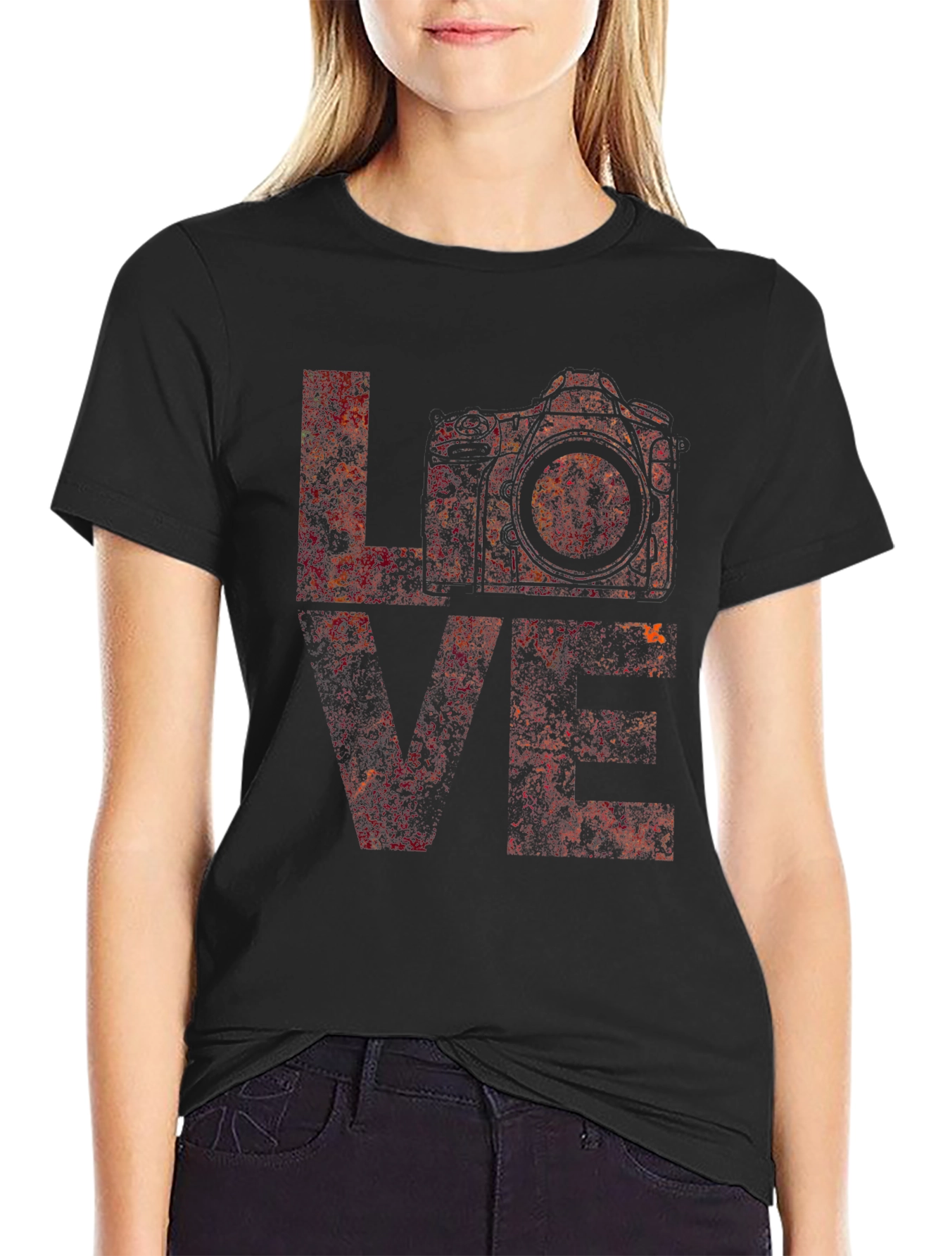 Love Photography Black Graphic Tee