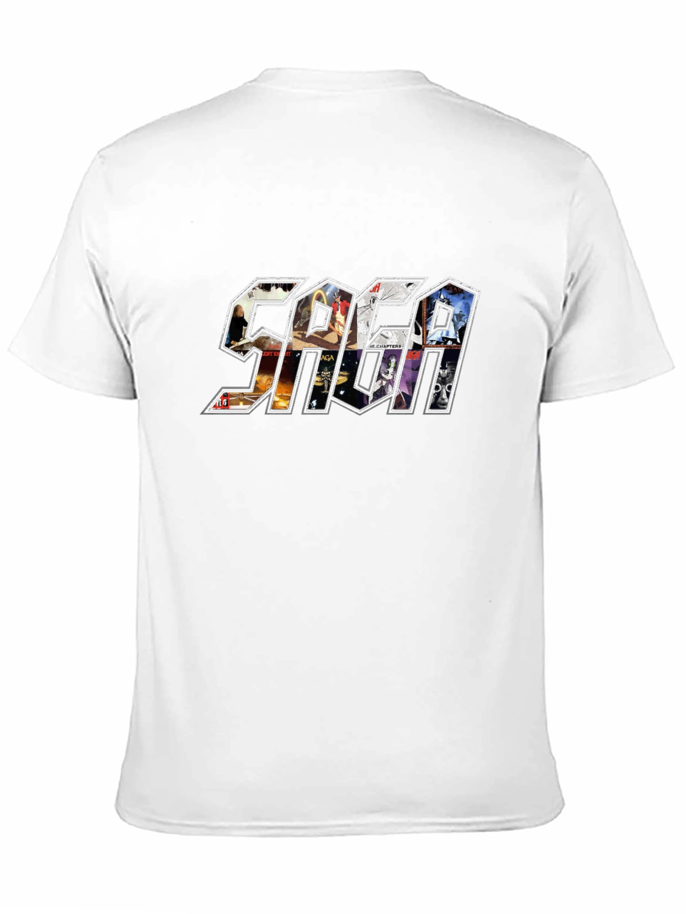 SAGA Band T-Shirt: Album Art Graphic Tee