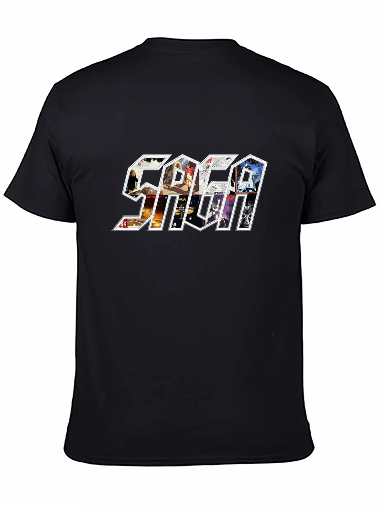 SAGA Band T-Shirt: Album Art Graphic Tee