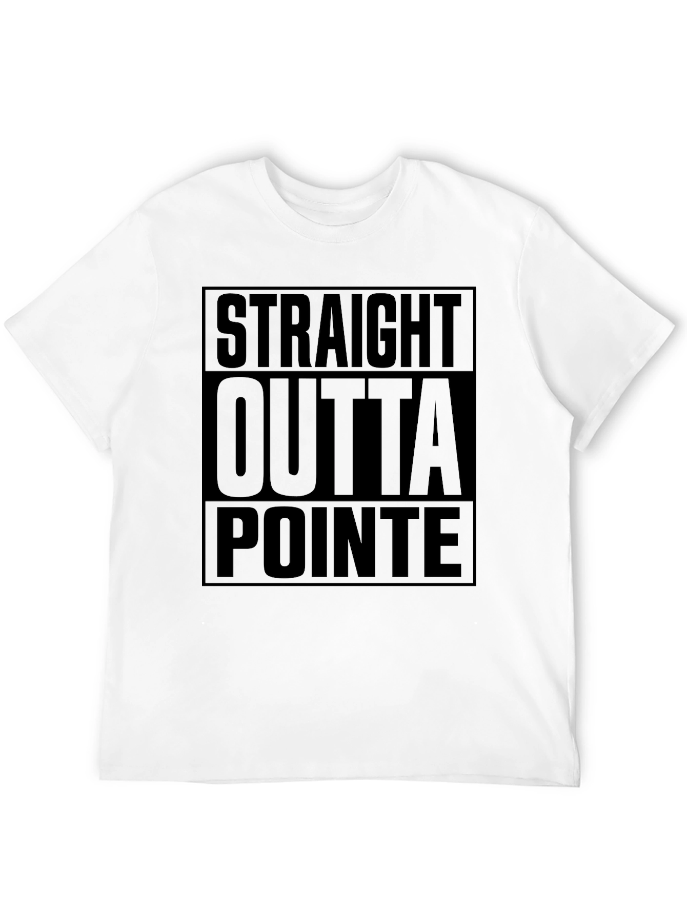 Straight Outta Pointe Black T-Shirt