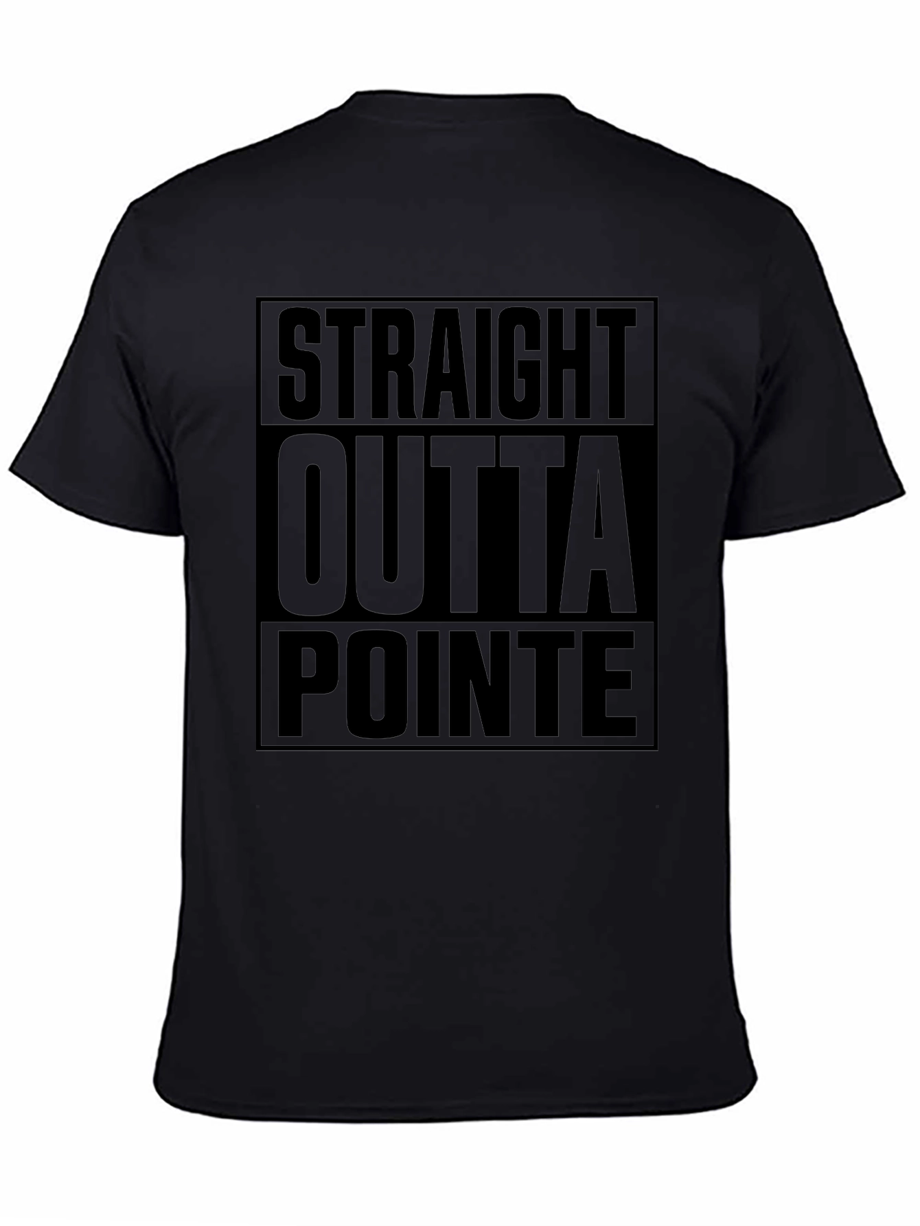 Straight Outta Pointe Black T-Shirt