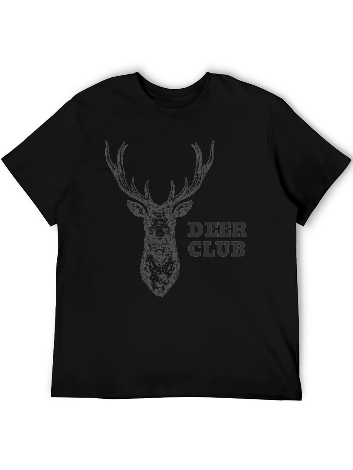 Deer Club Graphic T-Shirt - Stylish Mens Tee