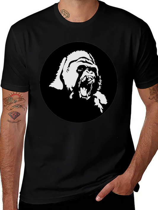 Bold Gorilla Graphic Black T-Shirt