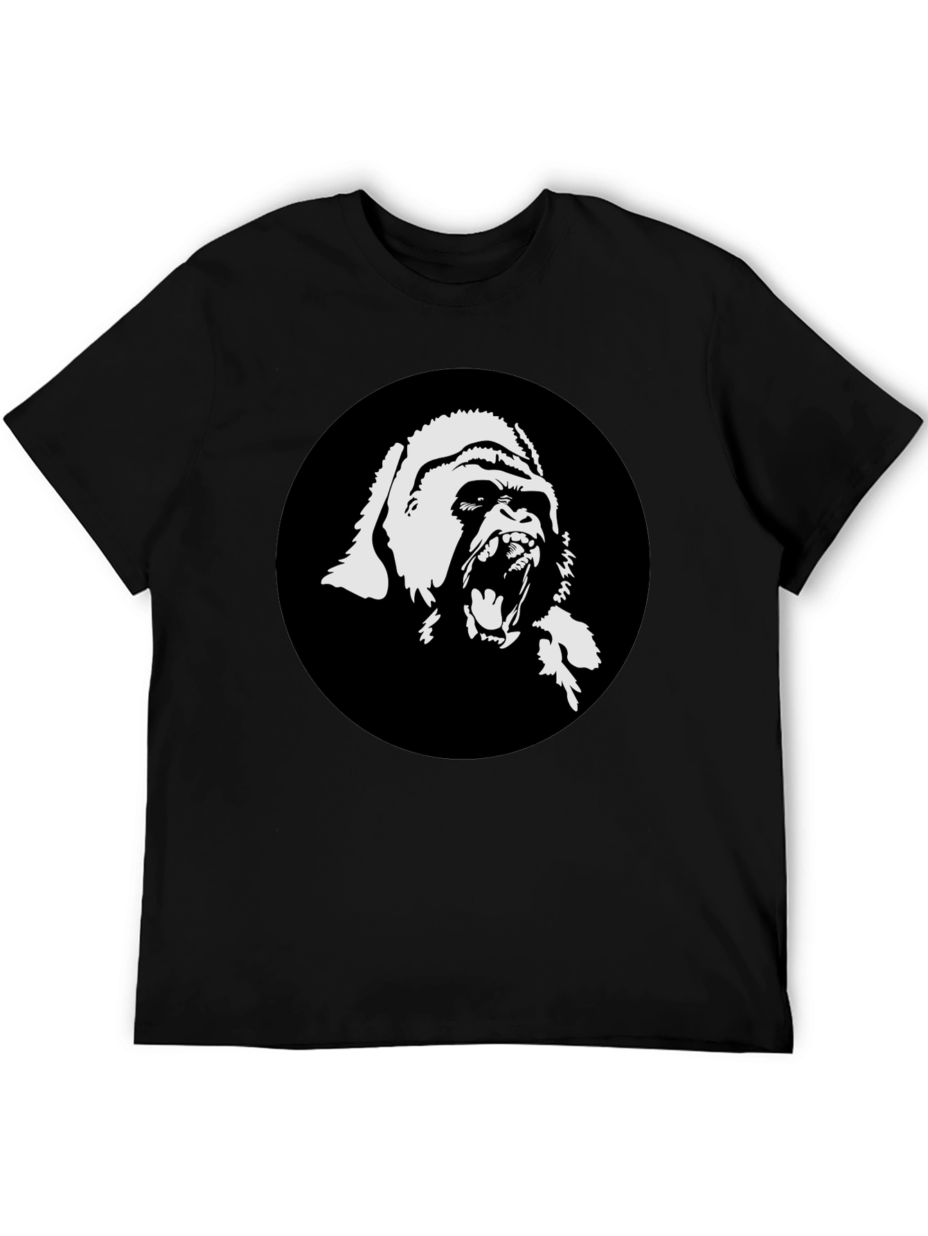 Bold Gorilla Graphic Black T-Shirt