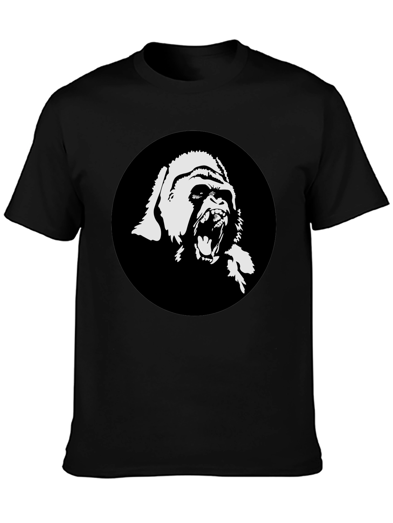 Bold Gorilla Graphic Black T-Shirt