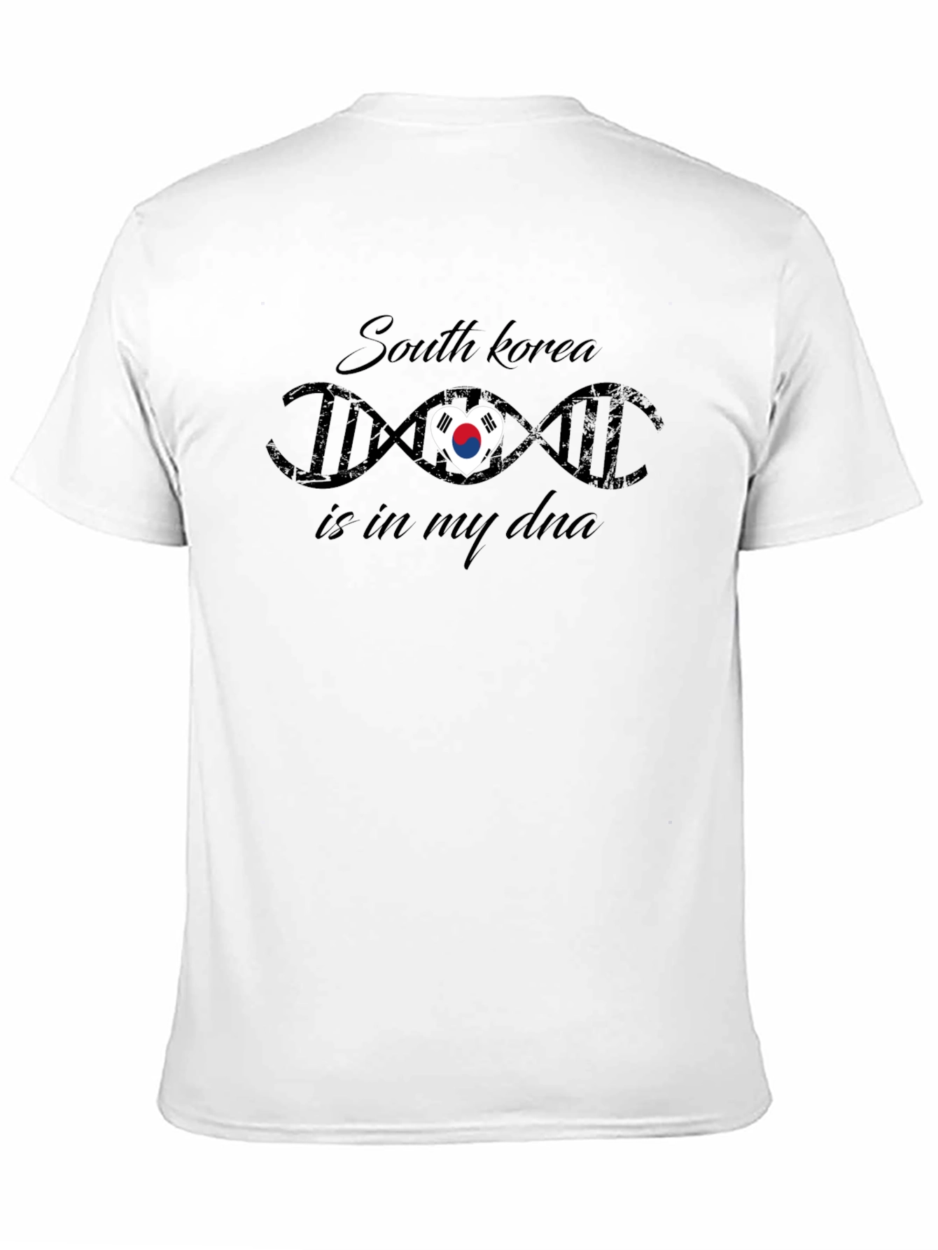 South Korea DNA Heart T-Shirt
