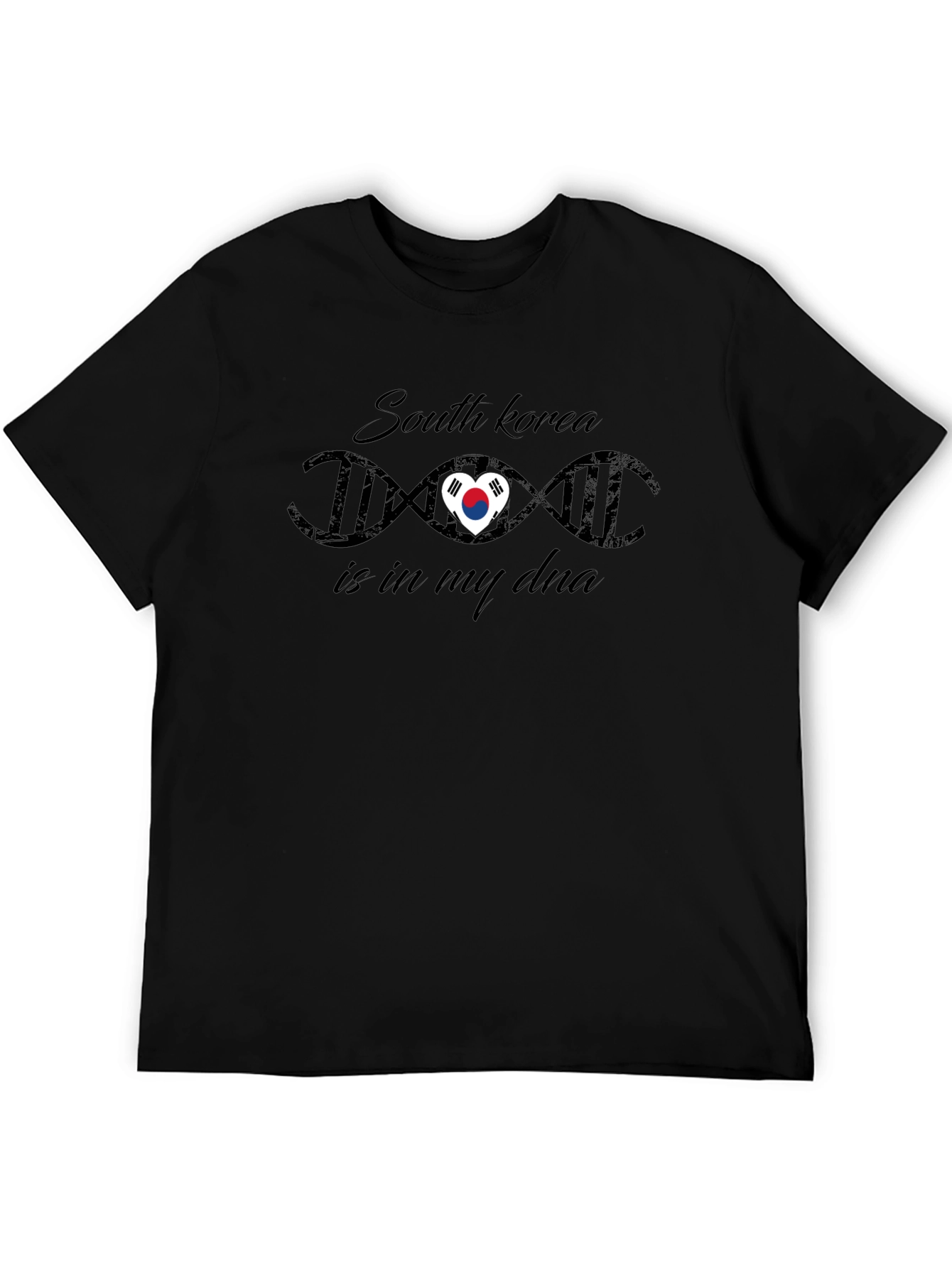 South Korea DNA Heart T-Shirt