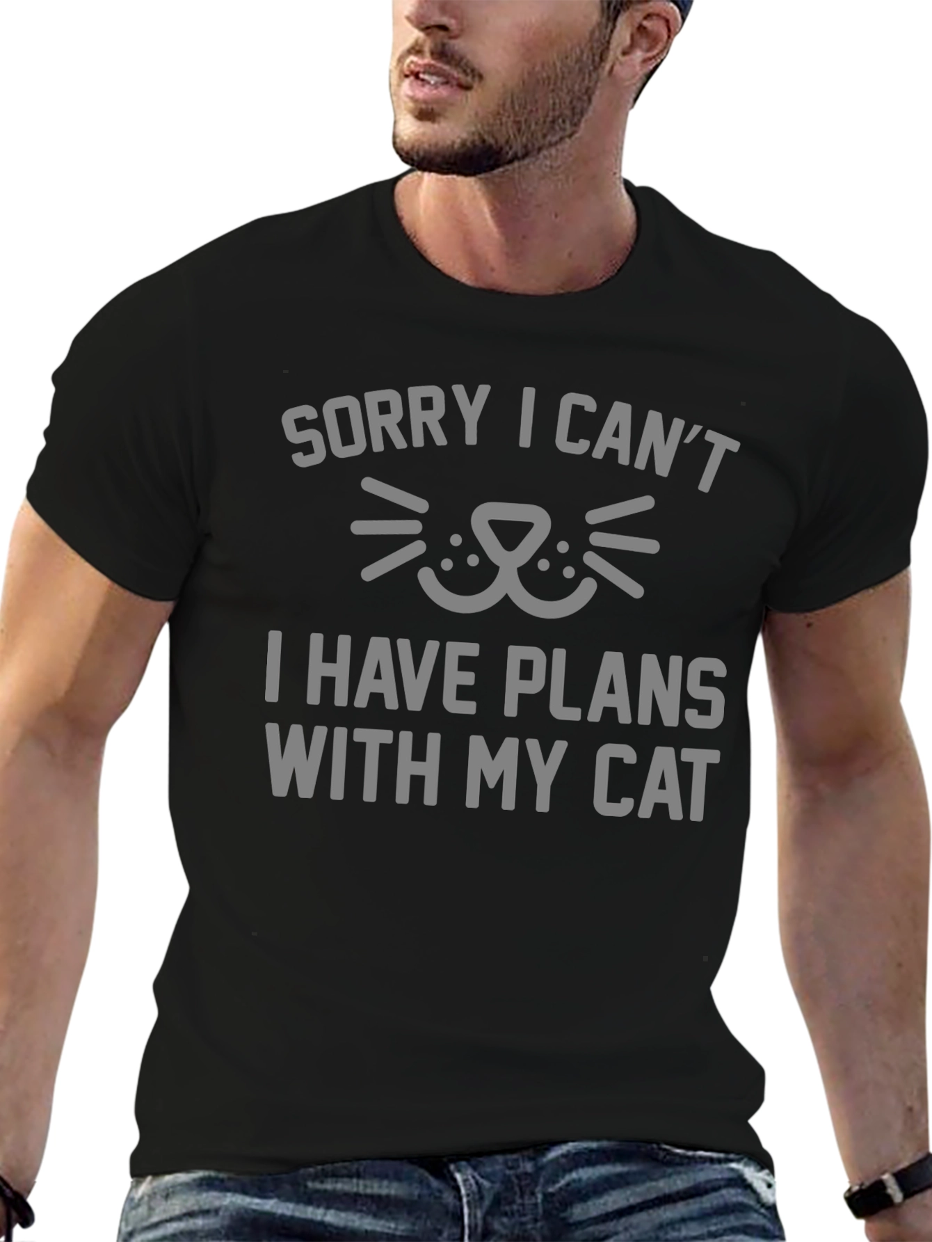 Sorry I Cant Plans With My Cat T-Shirt