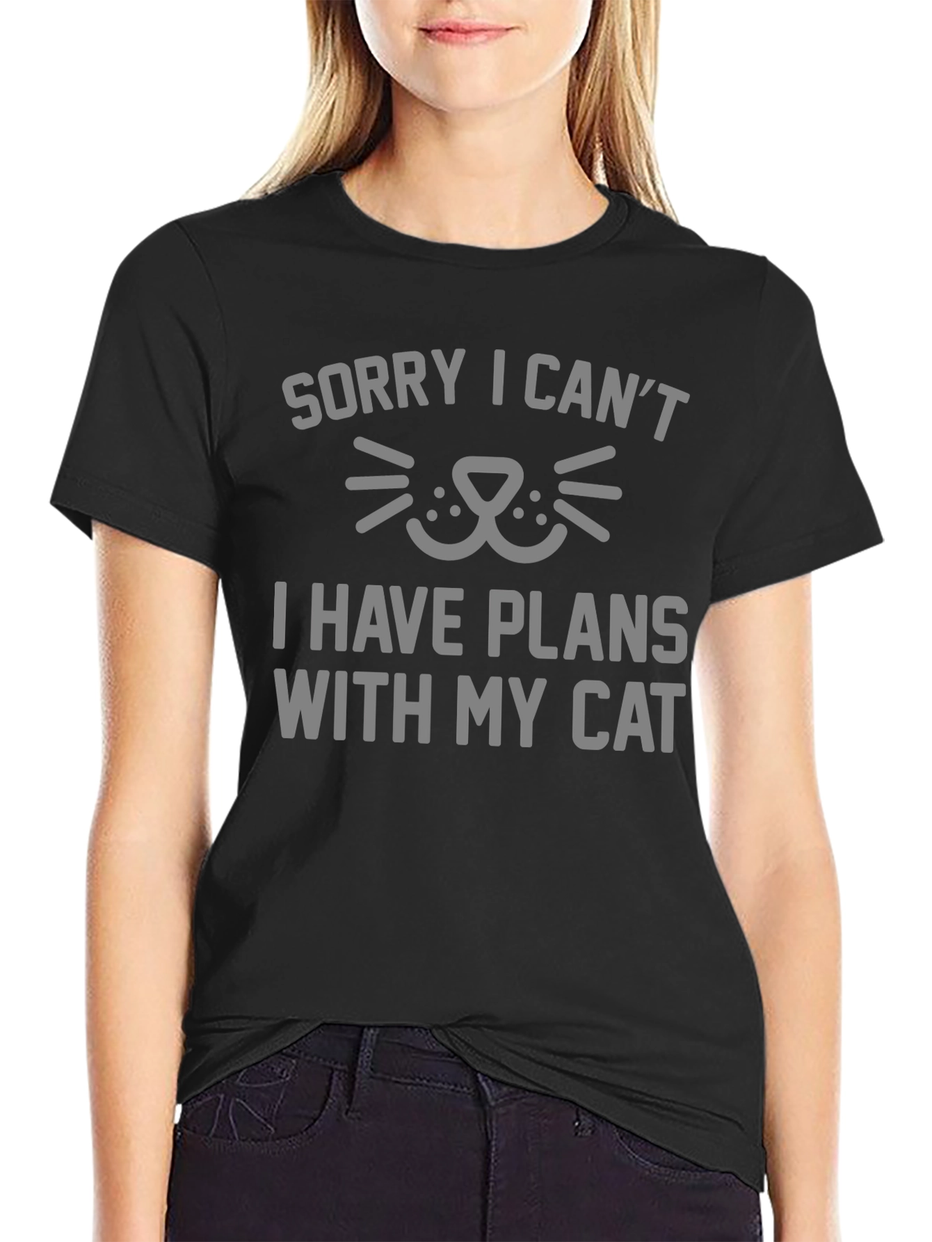 Sorry I Cant Plans With My Cat T-Shirt