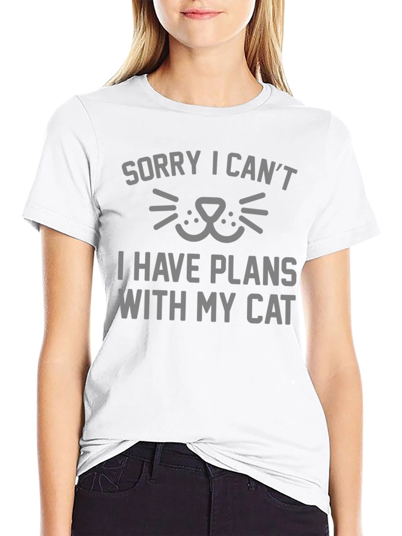 Sorry I Cant Plans With My Cat T-Shirt
