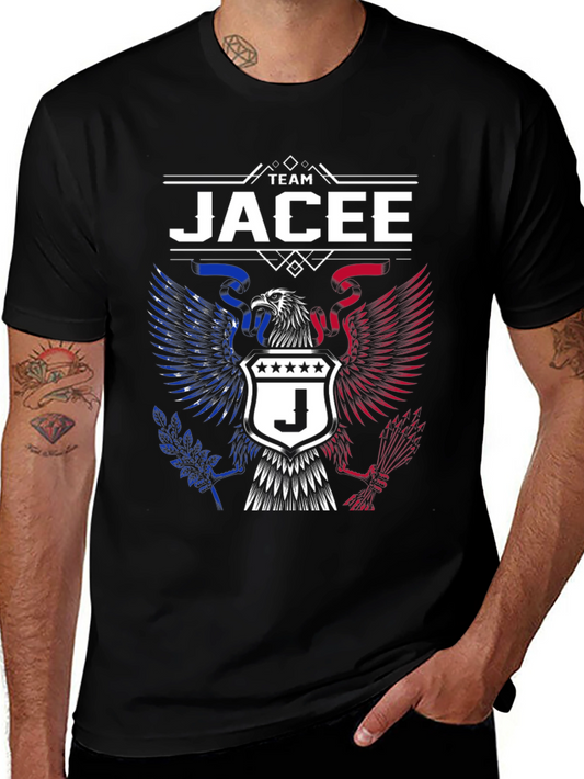 Team Jacee Eagle Graphic T-Shirt - Patriotic Tee