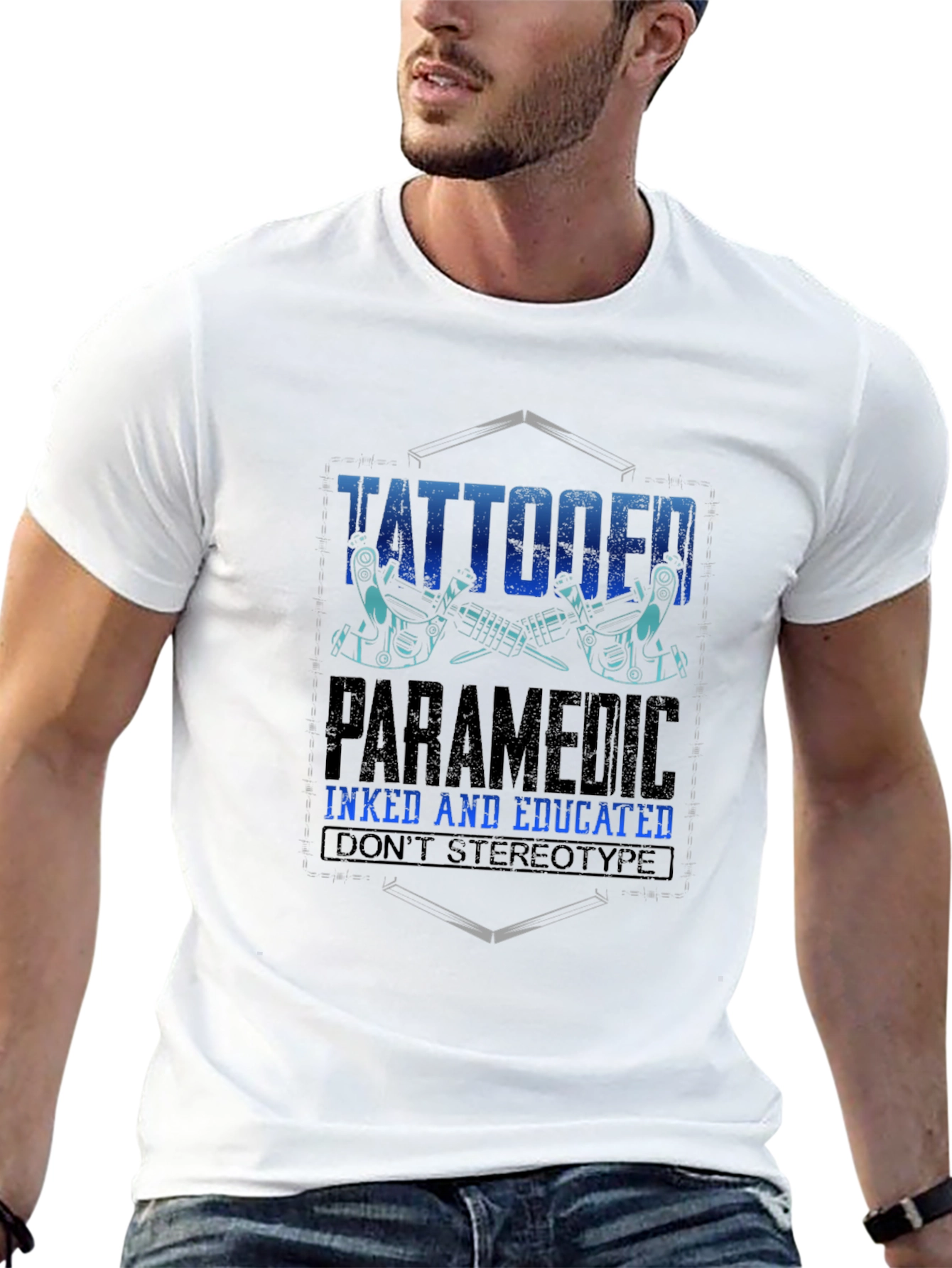 Tattooed Paramedic Graphic T-Shirt