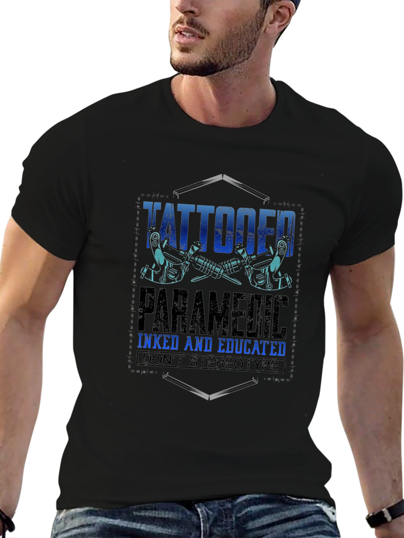 Tattooed Paramedic Graphic T-Shirt