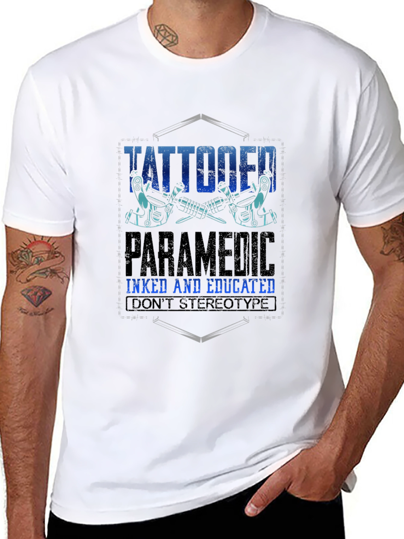 Tattooed Paramedic Graphic T-Shirt